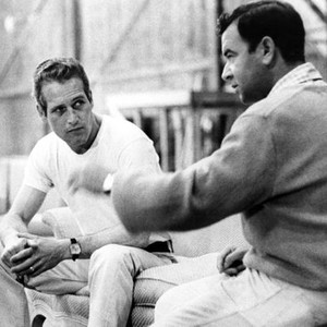 HARPER, Paul Newman, director Jack Smight, on-set, 1966