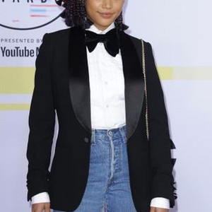 Amandla Stenberg at arrivals for 2018 American Music Awards - Arrivals 2, Microsoft Theater, Los Angeles, CA October 9, 2018. Photo By: Elizabeth Goodenough/Everett Collection