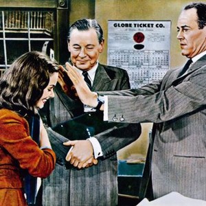 STAGE STRUCK, from left: Susan Strasberg, Herbert Marshall, Henry Fonda, 1958