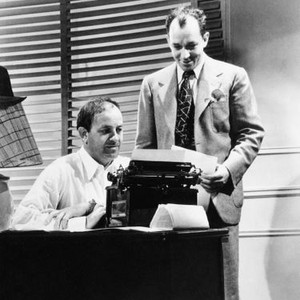 CRIME WITHOUT PASSION, co-screenwriters/directors/producers Ben Hecht, left, and Charles MacArthur, 1934
