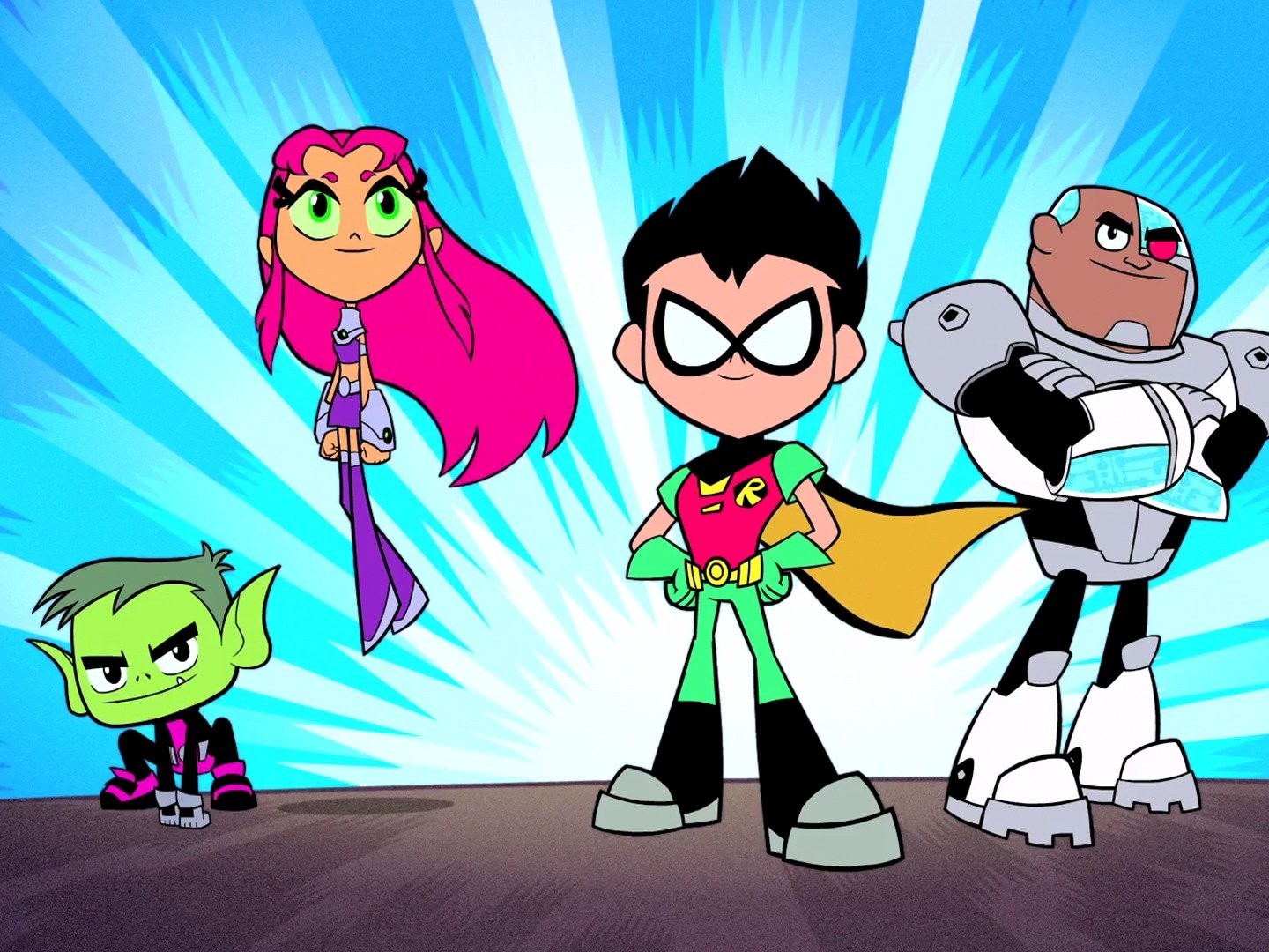 Starfire And Beast Boy Share A Shower