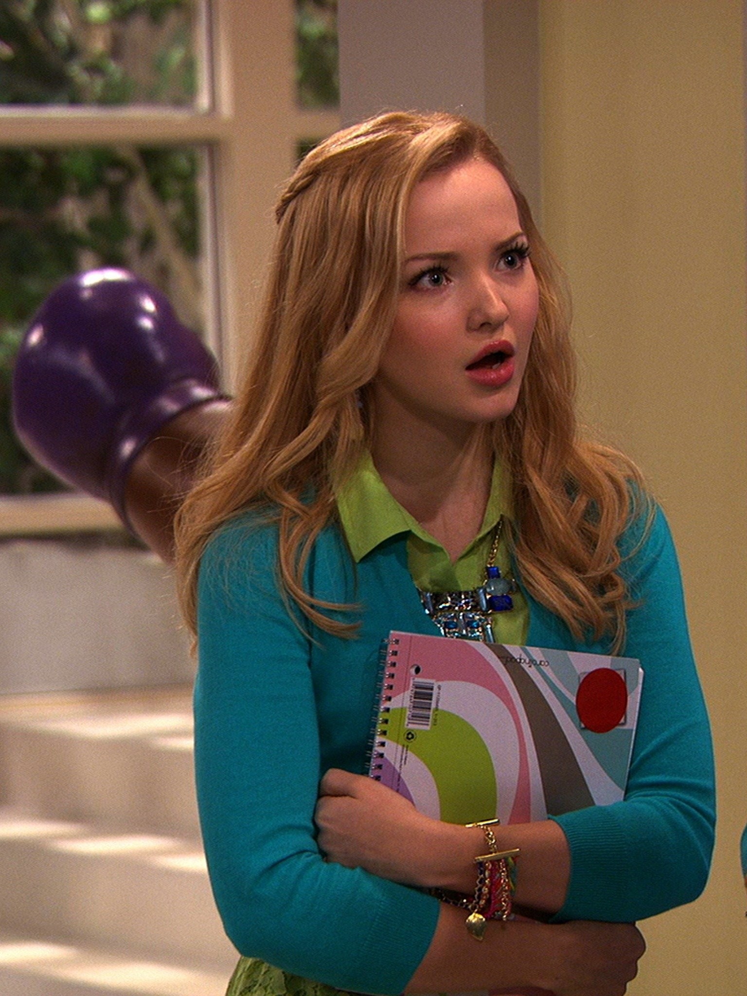 Liv & Maddie: Season 2 Episode 15 Maddie's Pink Embroidered Top