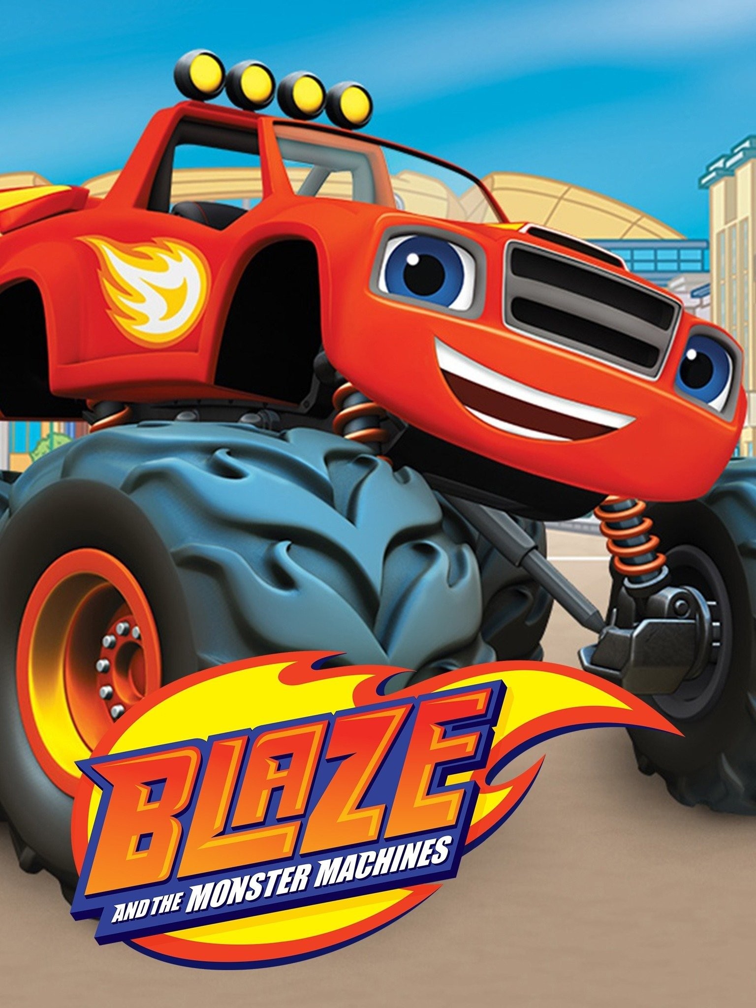 red monster truck blaze