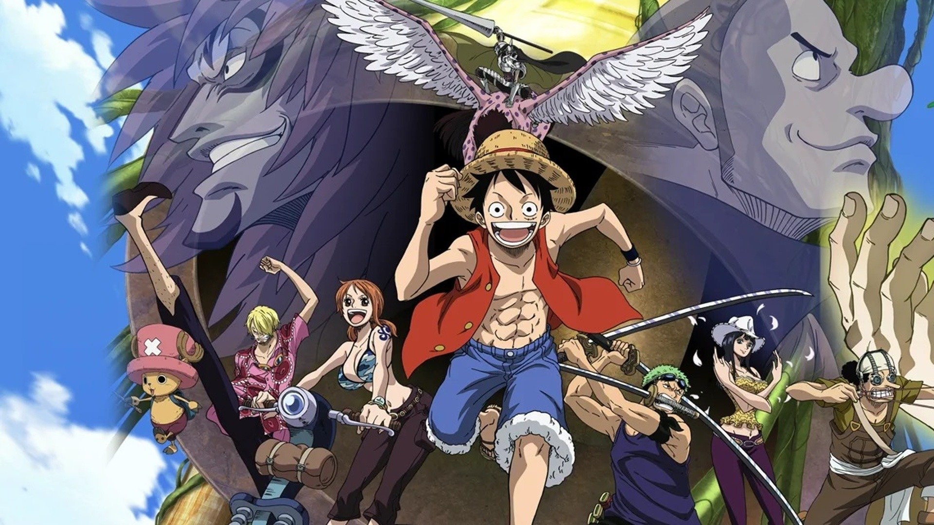 One Piece: Sky Island (136-206) (English Dub) Luffy Falls! Eneru's