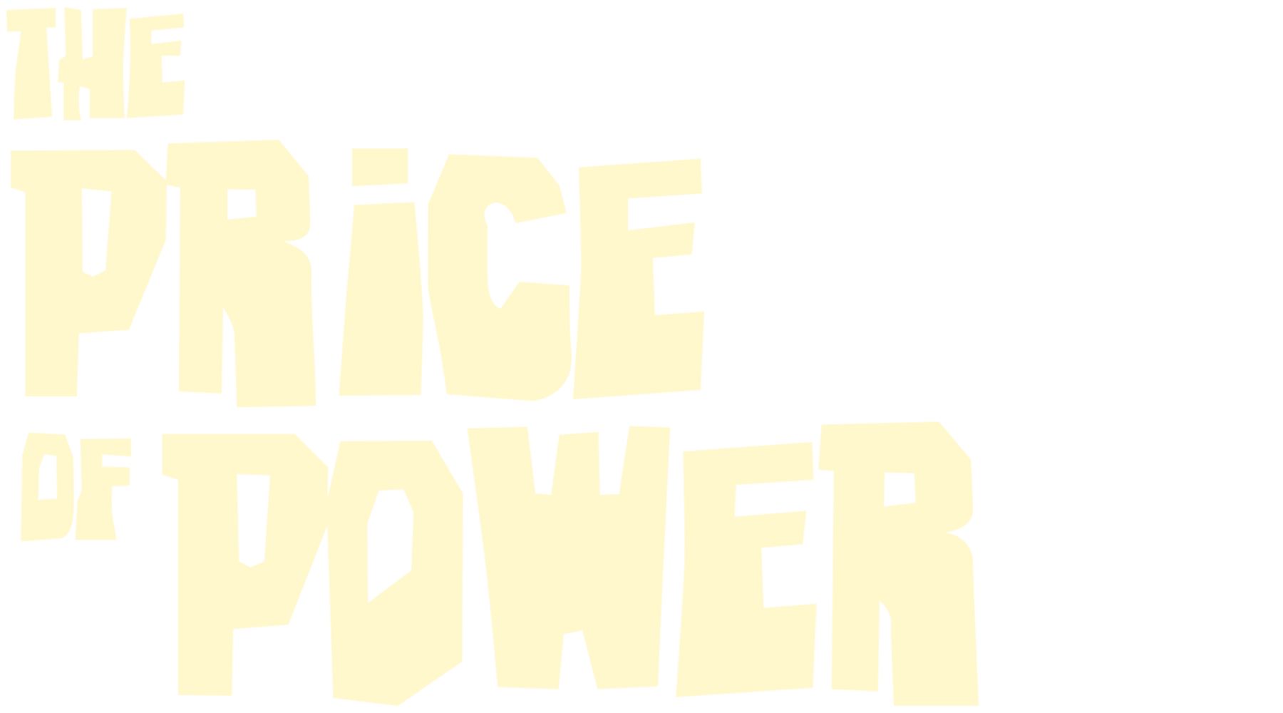 The Price of Power Logo