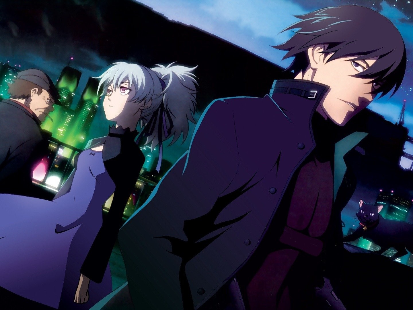 Anime Icon Pack , Darker than Black transparent background PNG