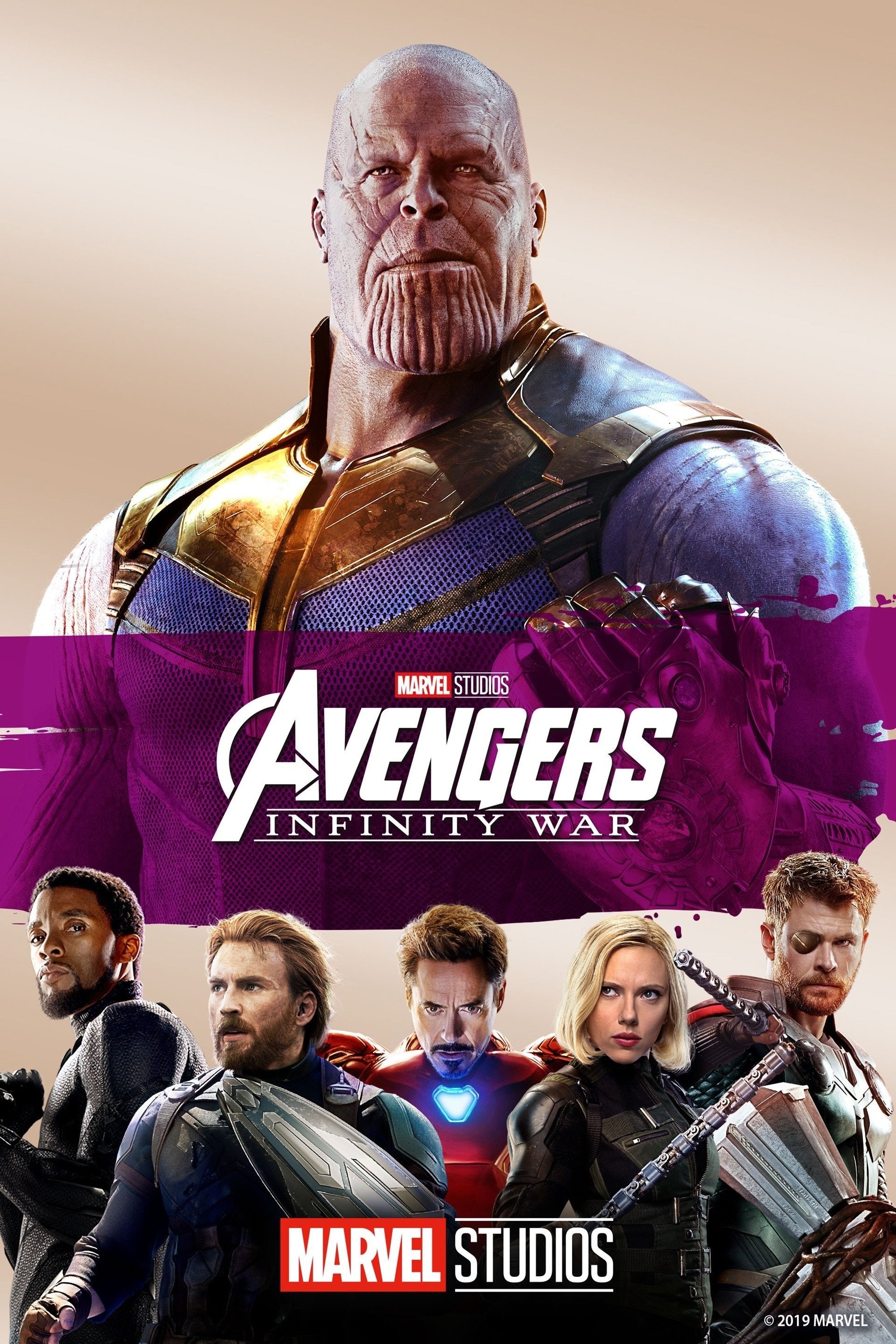 Avengers: Infinity War Cast Signed Movie Poster 