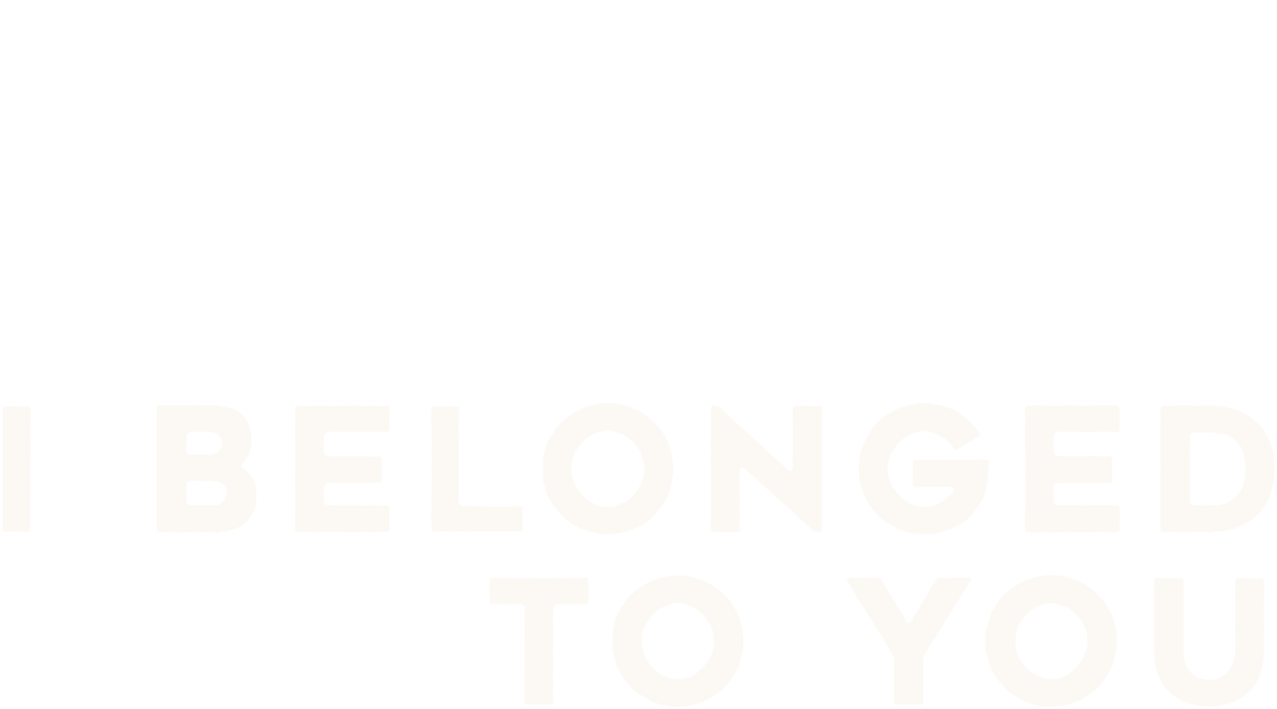 I Belonged to You Logo