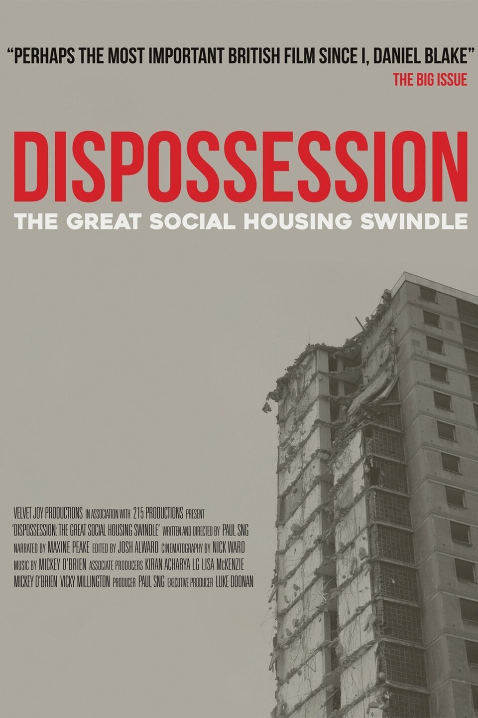 Dispossession The Great Social Housing Swindle Pictures Rotten Tomatoes