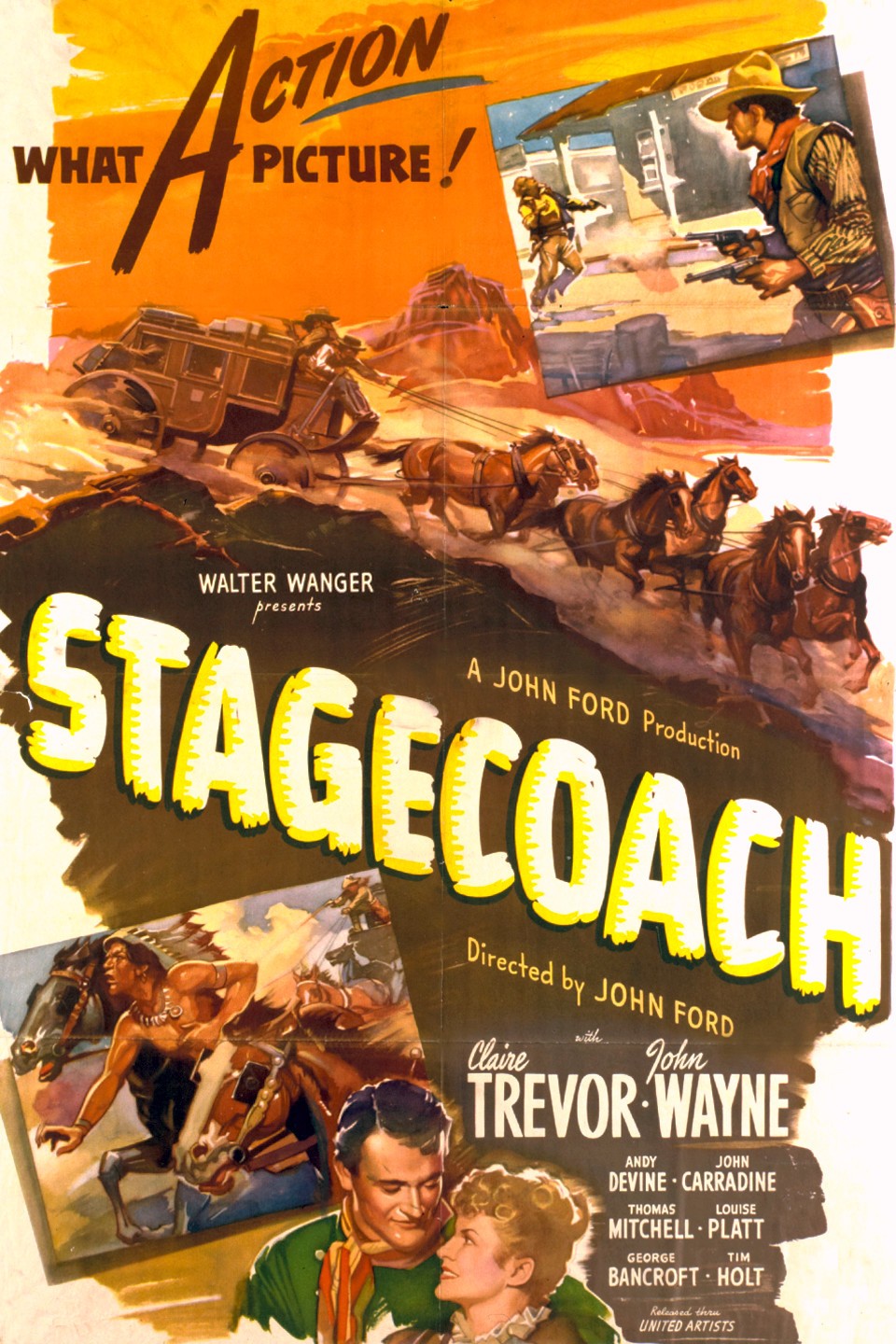 Best Actor: Best Supporting Actor 1939: Thomas Mitchell in Stagecoach