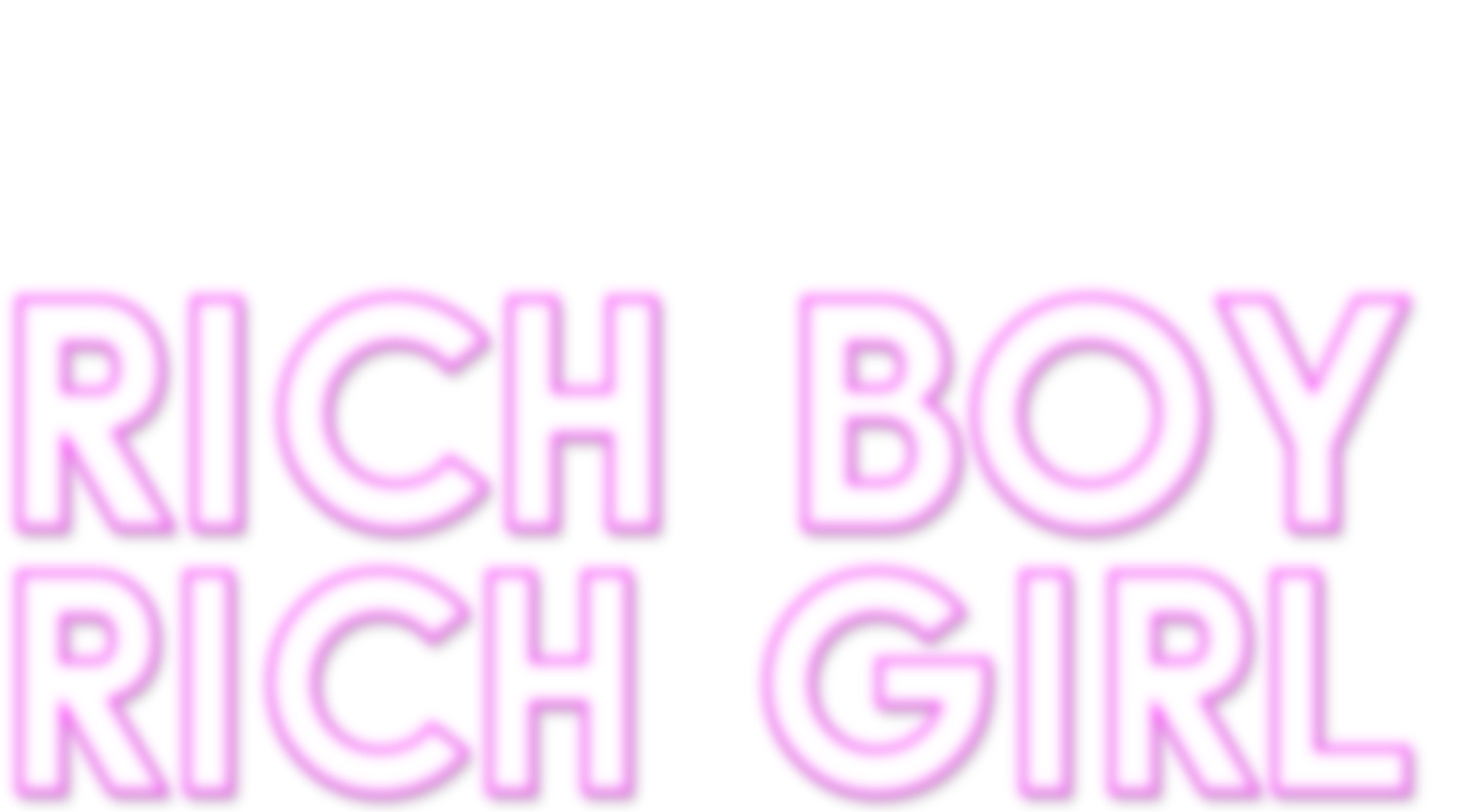 Rich Boy, Rich Girl Logo