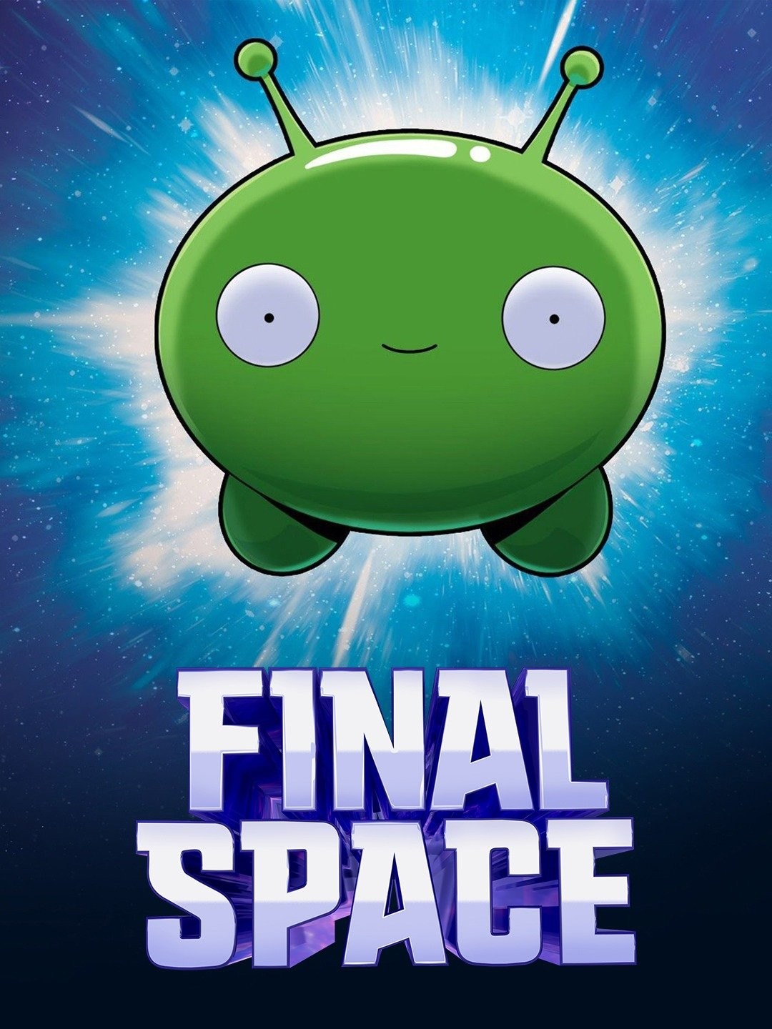 I chocheted a large Mooncake, from the Netflix series Final Space
