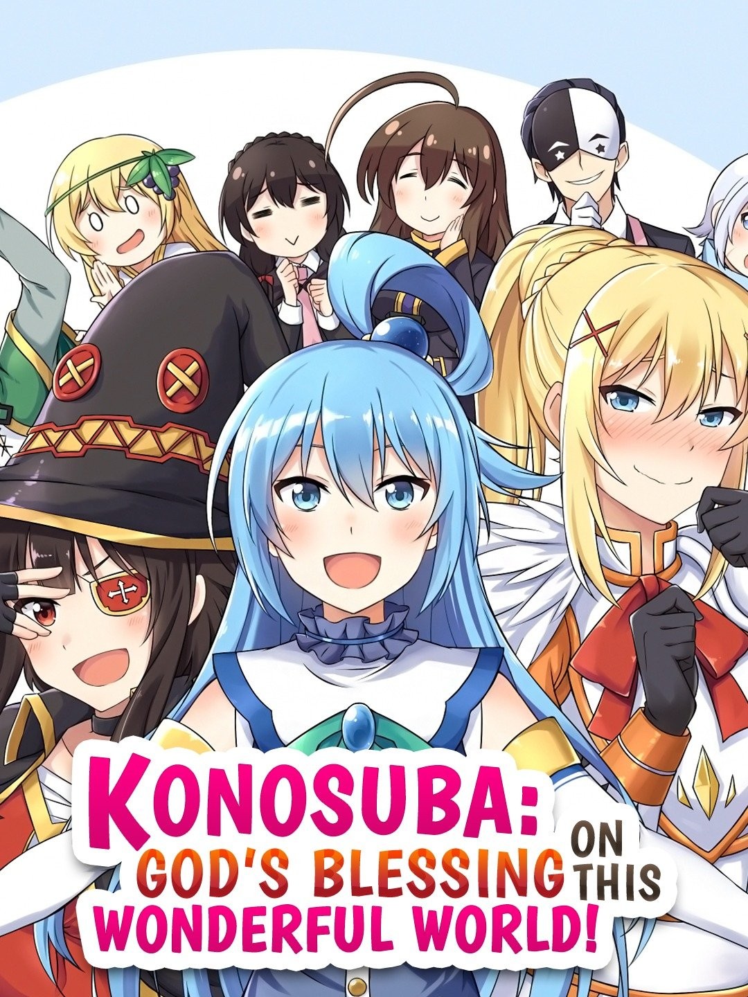 Konosuba - Aqua Kazuma Darkness Megumin Poster Poster for Sale by