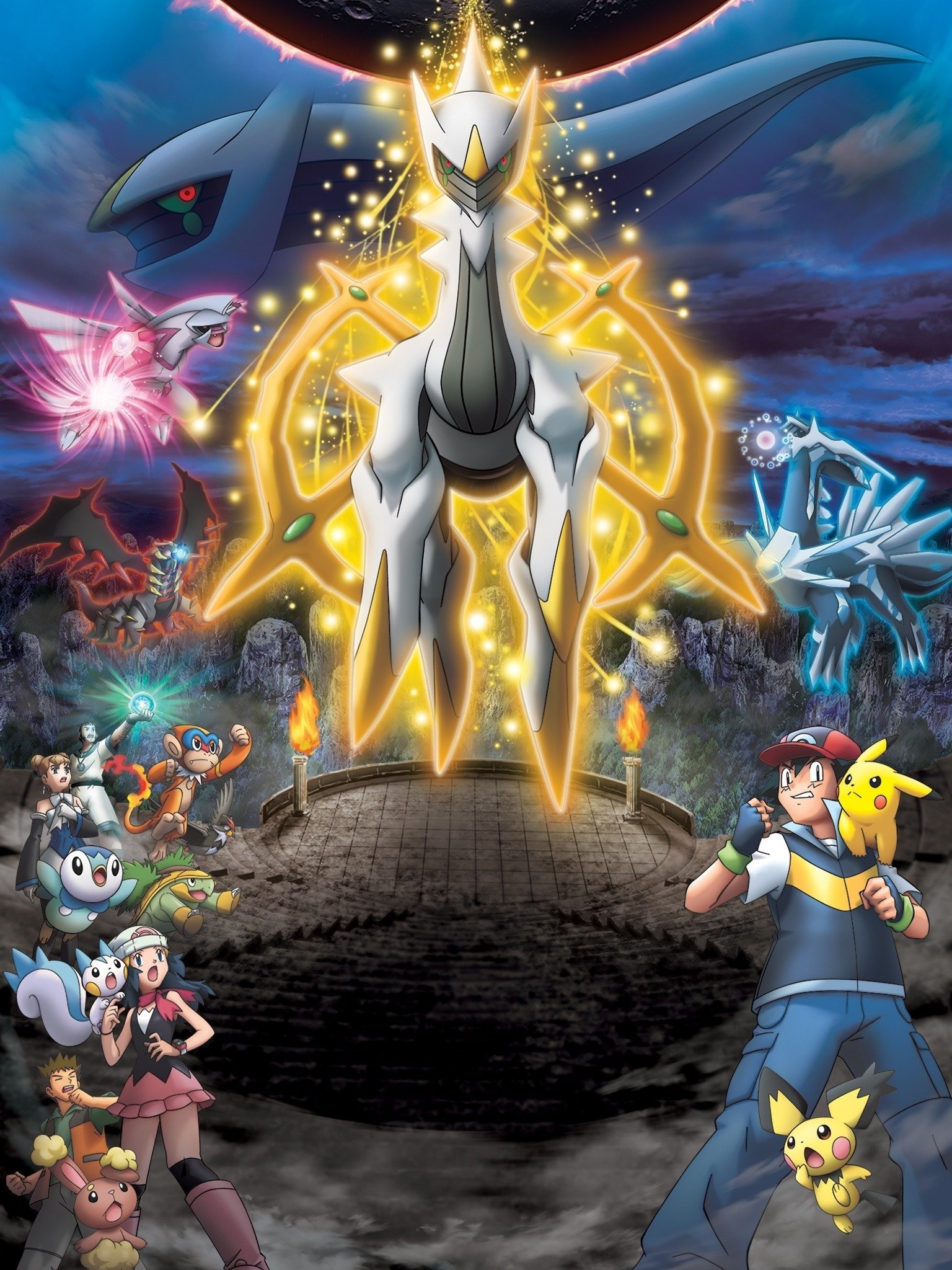 Arceus and the jewel of life =movie 12 Pokemon.