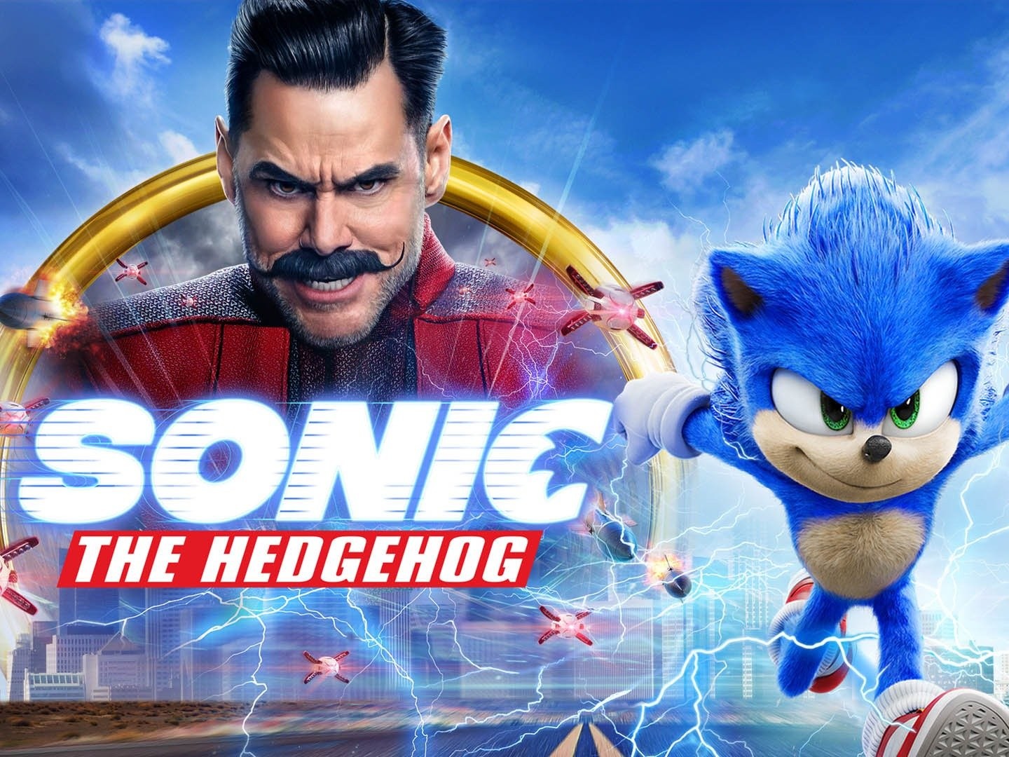 Sonic the Hedgehog 2020 Movie Poster Official Art