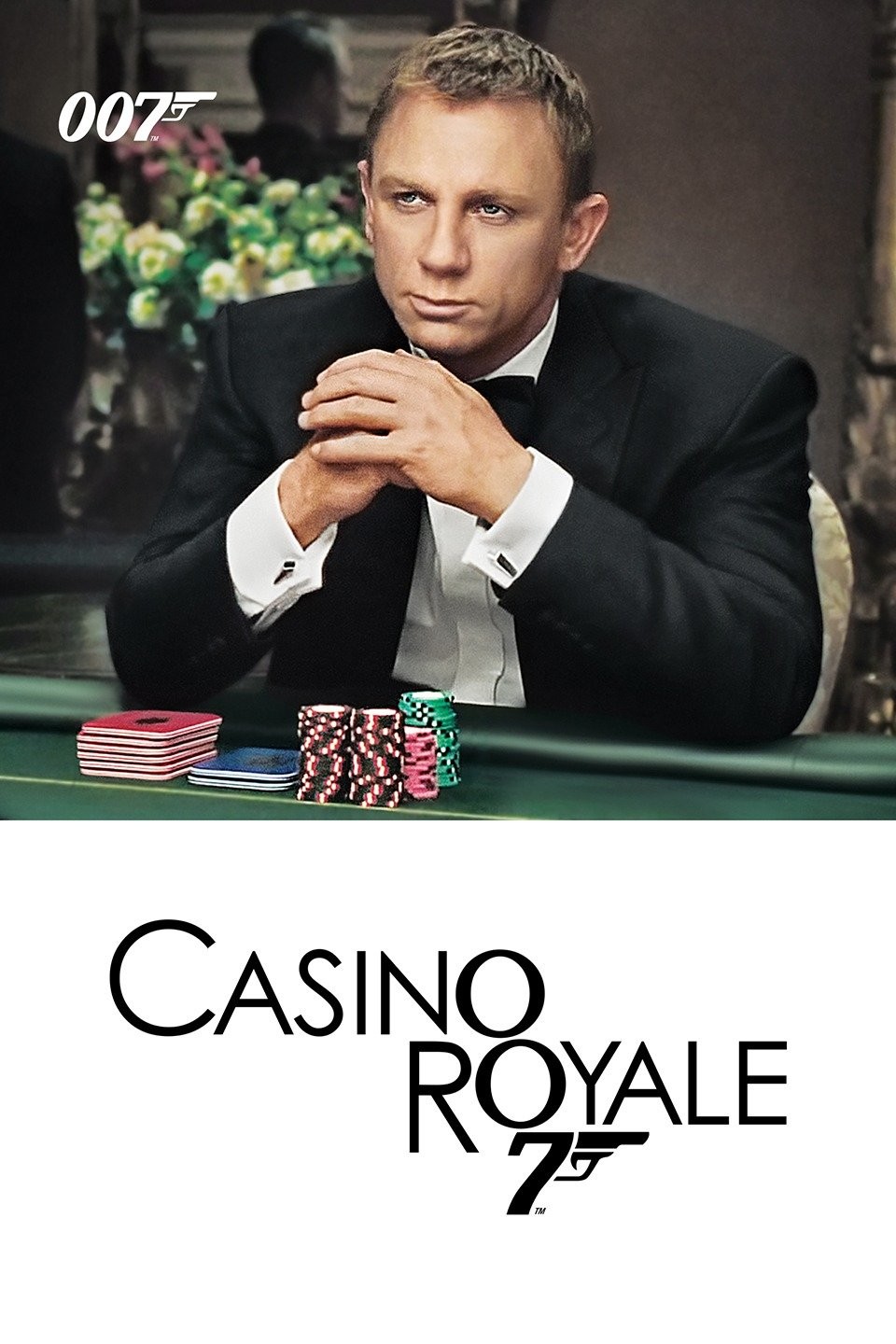James Bond playing poker