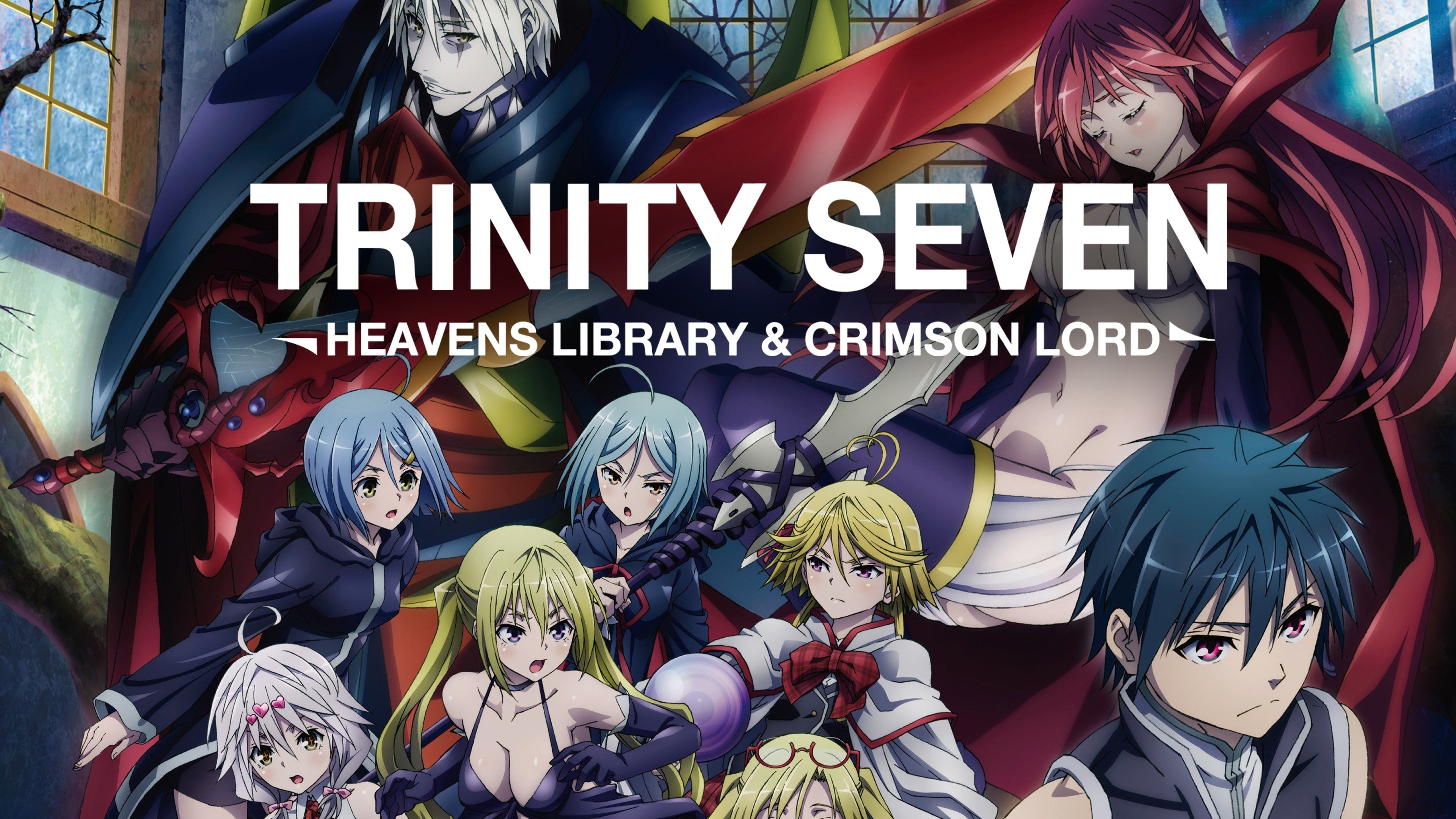 Assistir Trinity Seven: Heavens Library & Crimson Lord (2019