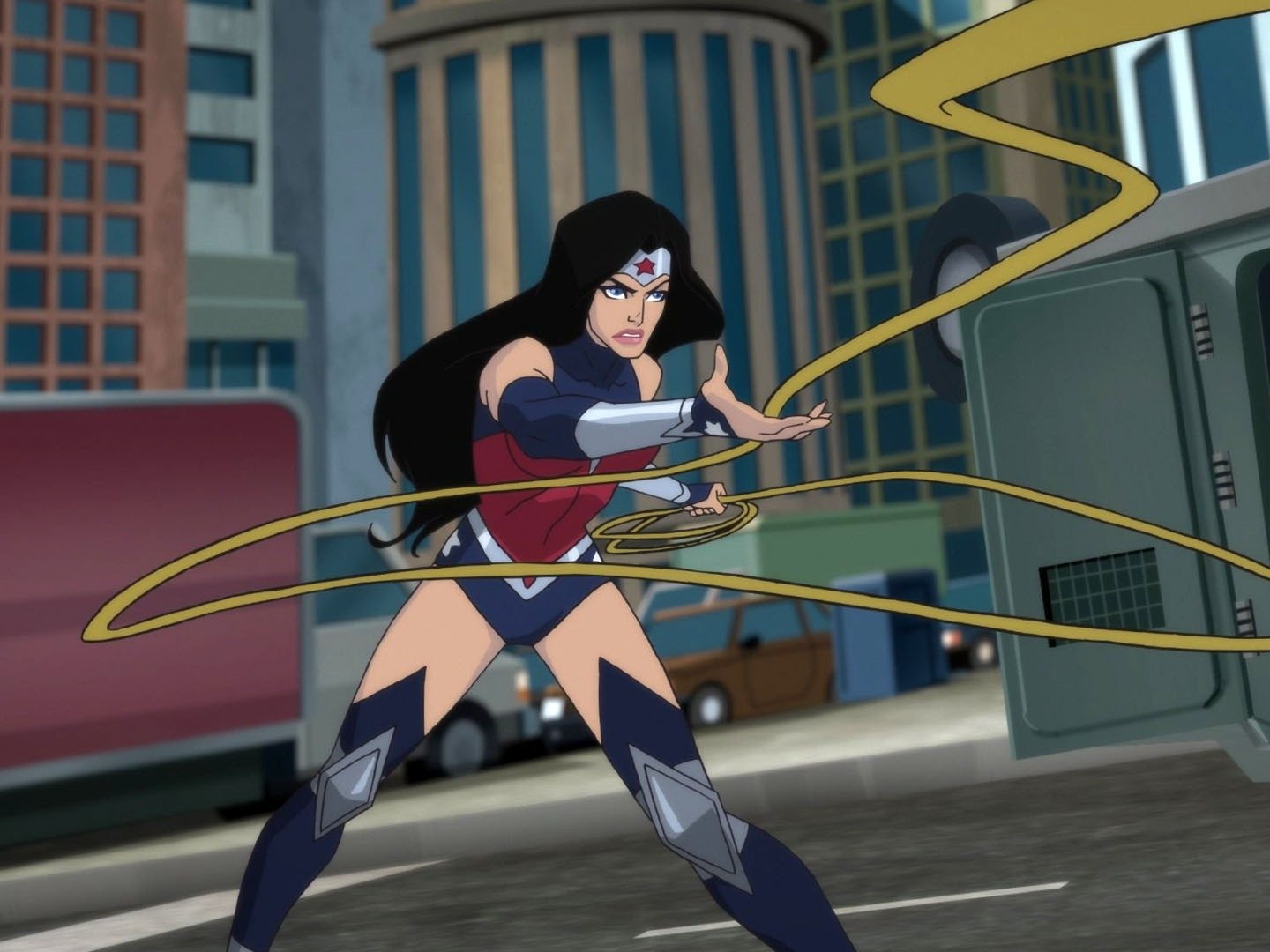 Wonder Woman first fight scene Wonder Woman Bloodlines 2019 