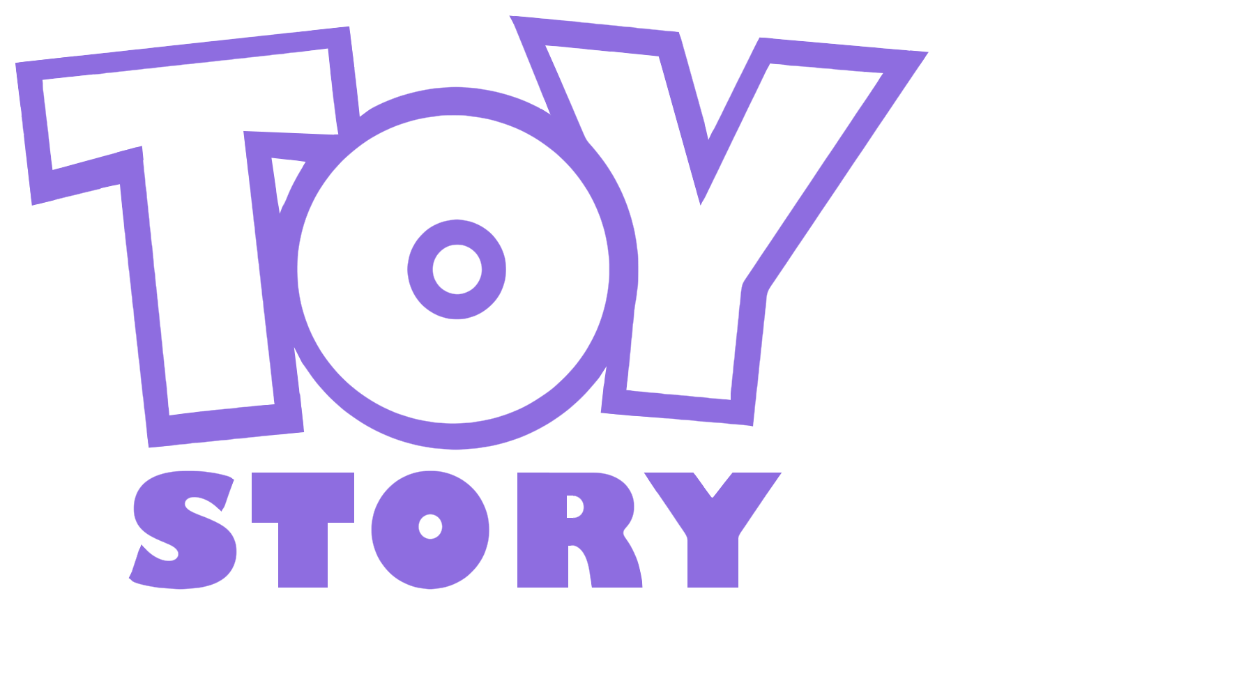 Toy Story 1 in 3D Logo