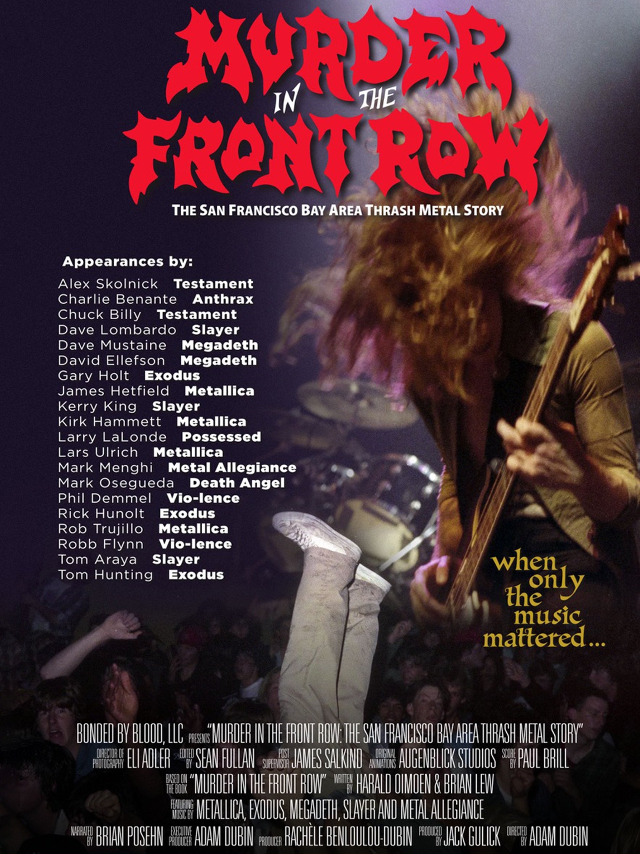 Murder In The Front Row The San Francisco Bay Area Thrash Metal