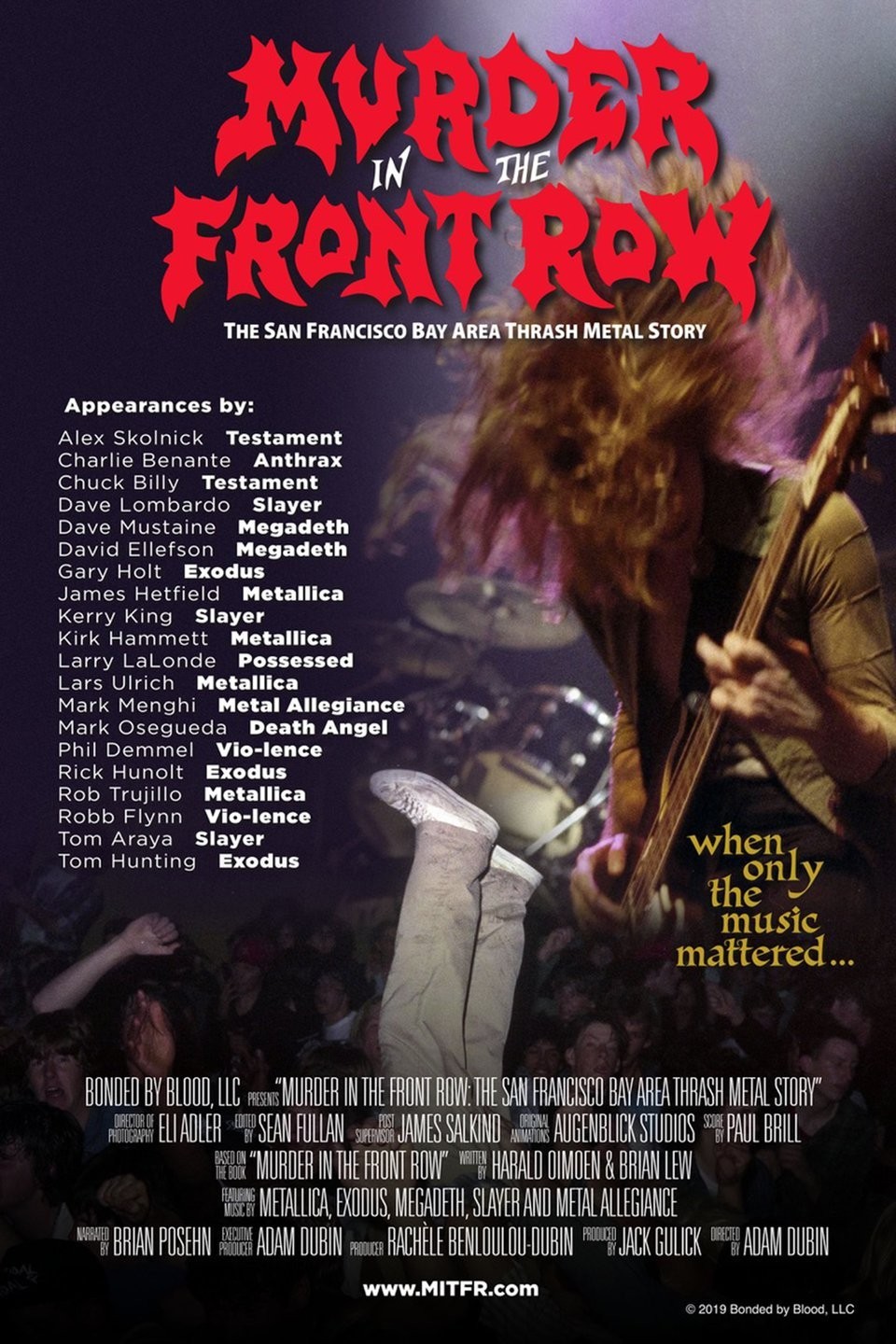 Murder In The Front Row The San Francisco Bay Area Thrash Metal