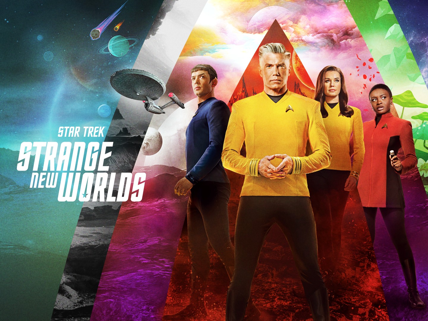 Cheap Subspace Rhapsody Star Trek Strange New Worlds Poster, Star