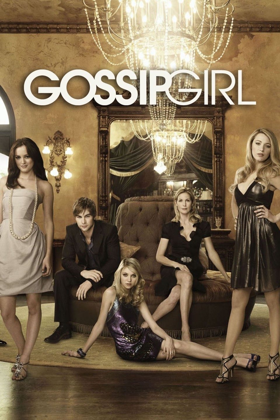 Download Gossip Girl Black And White Cover Wallpaper