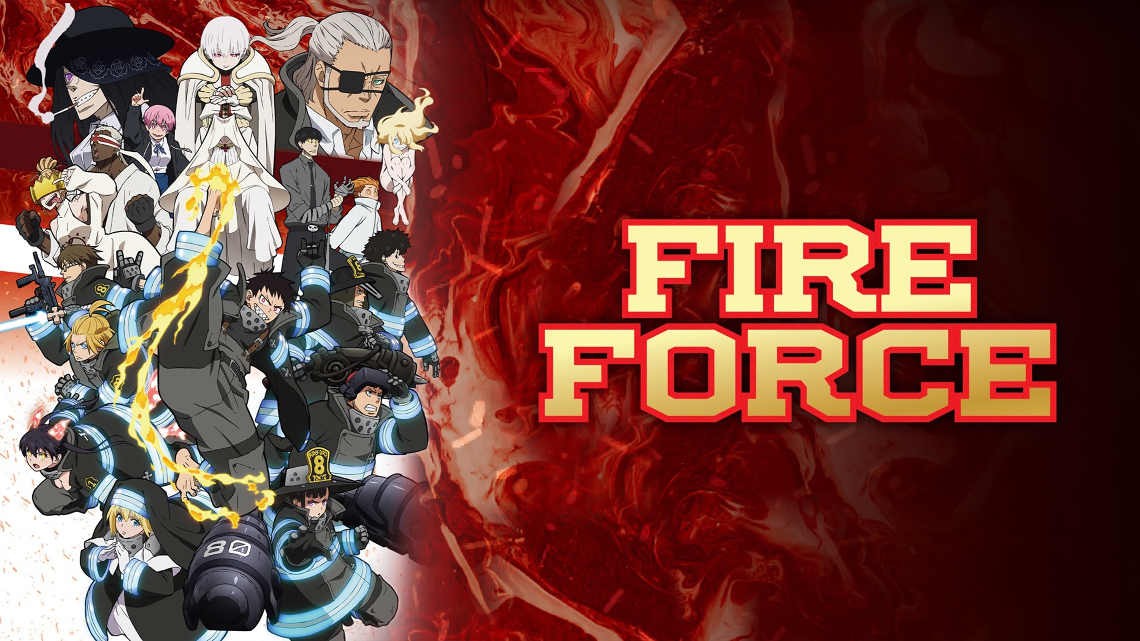 Fire Force Season 2 Anime Poster Characters HD 4K Wallpaper #8.435