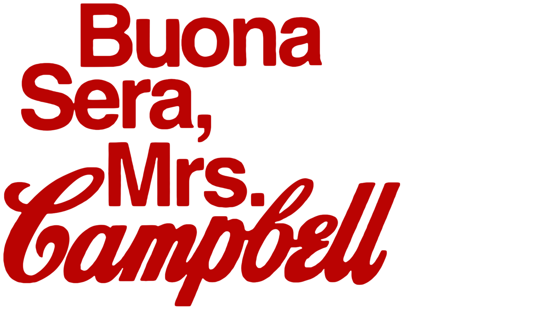 Buona Sera, Mrs. Campbell Logo