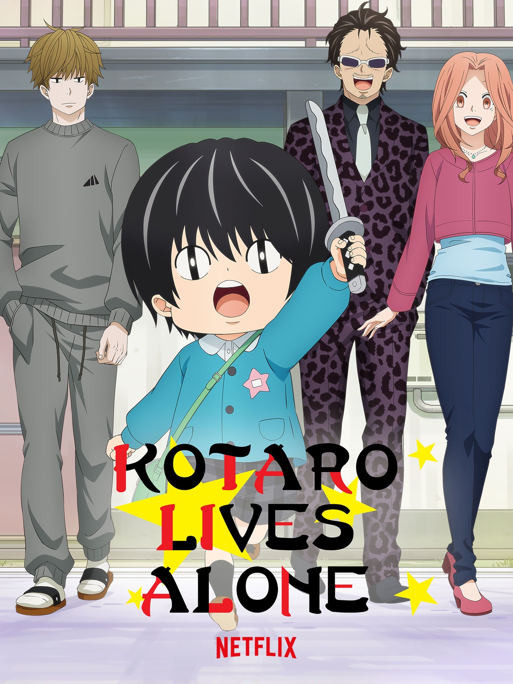 Poster of new Netflix anime about kindergarten Children trying to