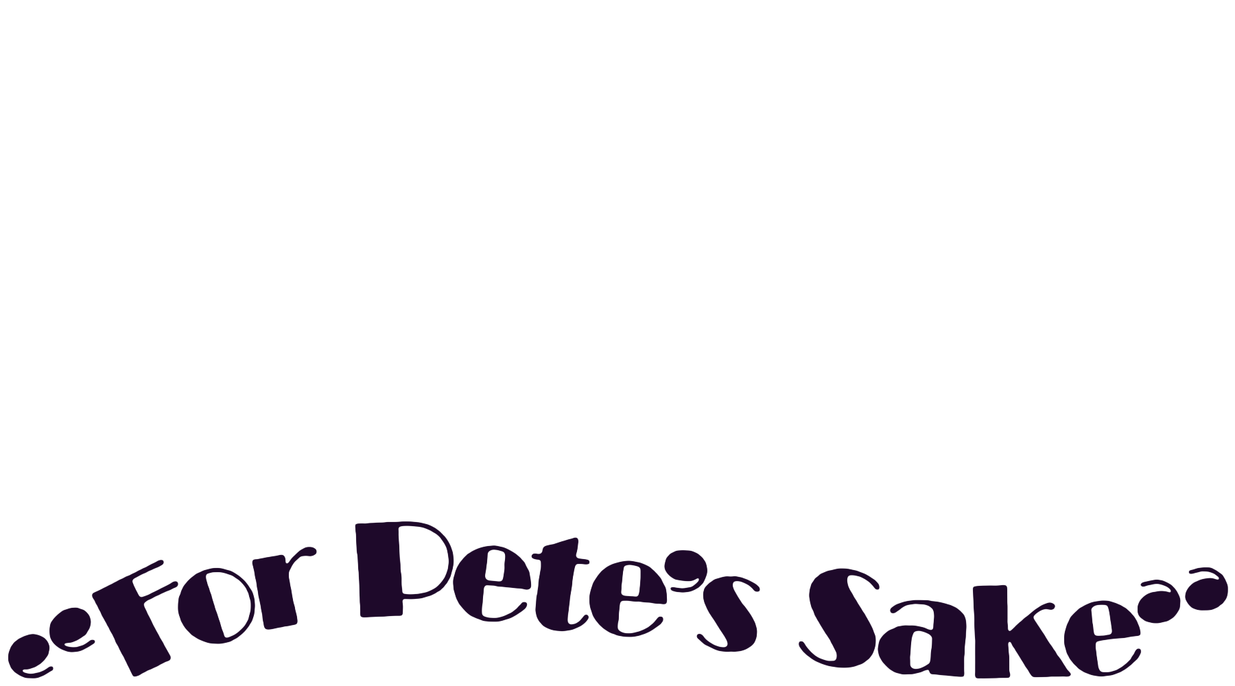 For Pete's Sake (1974) Logo