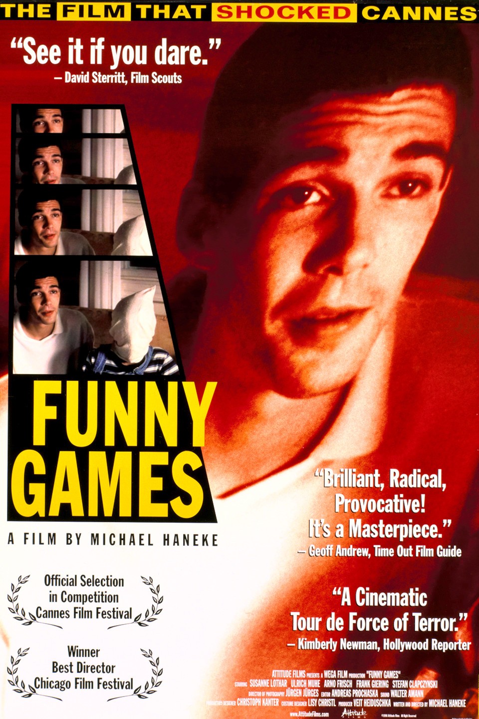 Kino Video FUNNY GAMES : A Film by Michael Haneke - BRAND NEW 738329046224
