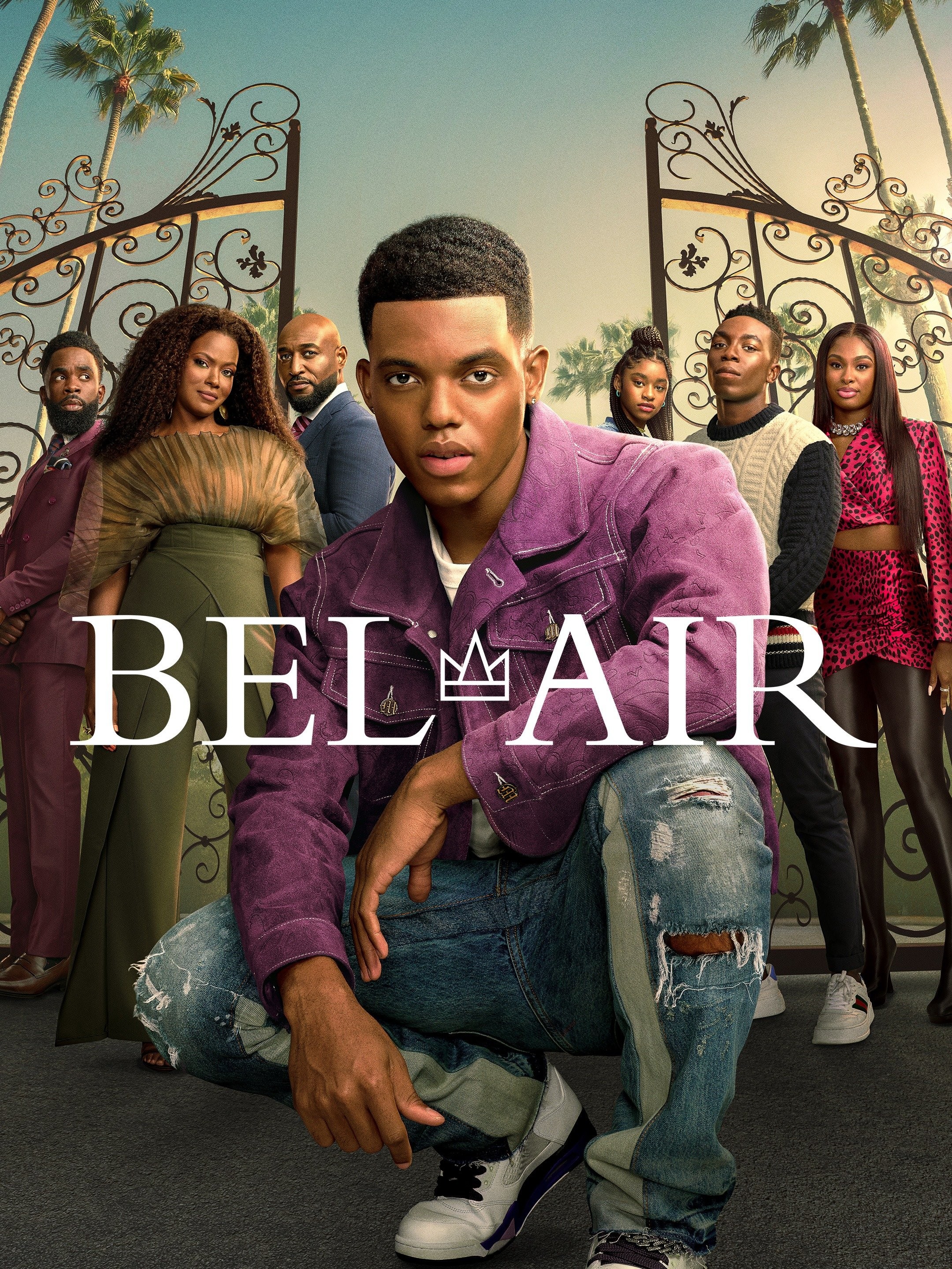 Bel-Air S02 Jabari Banks Purple Denim Jacket