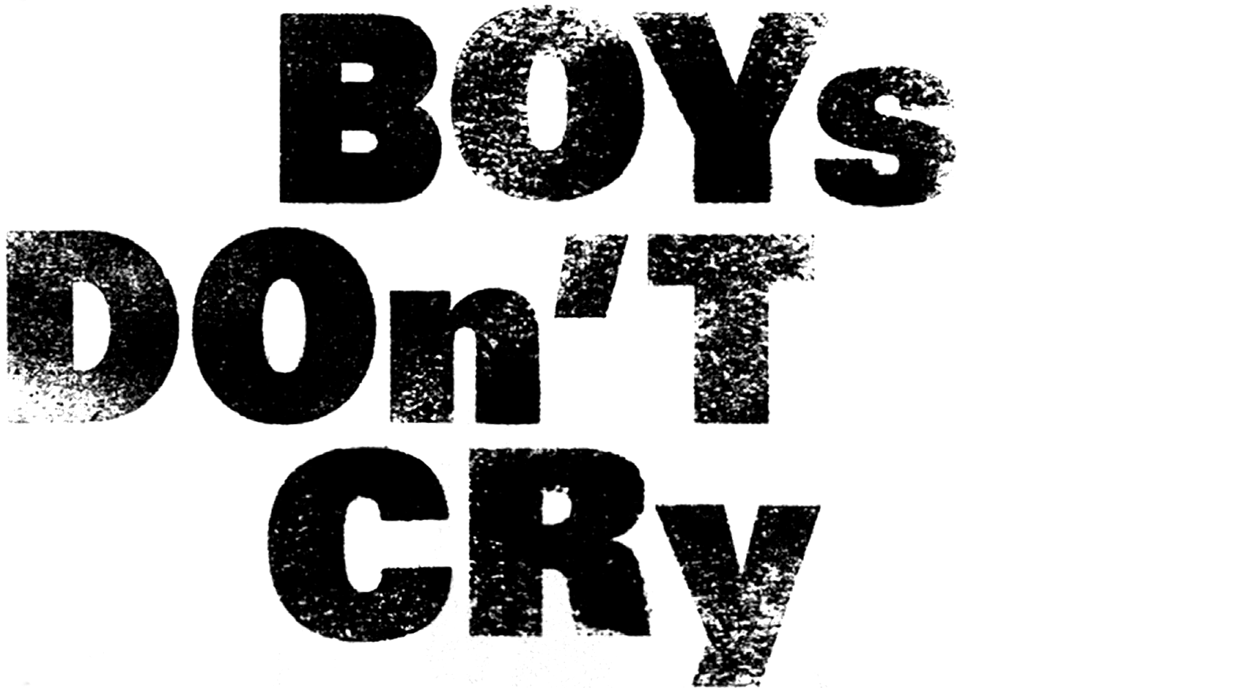 Boys Don’t Cry (1999) Logo