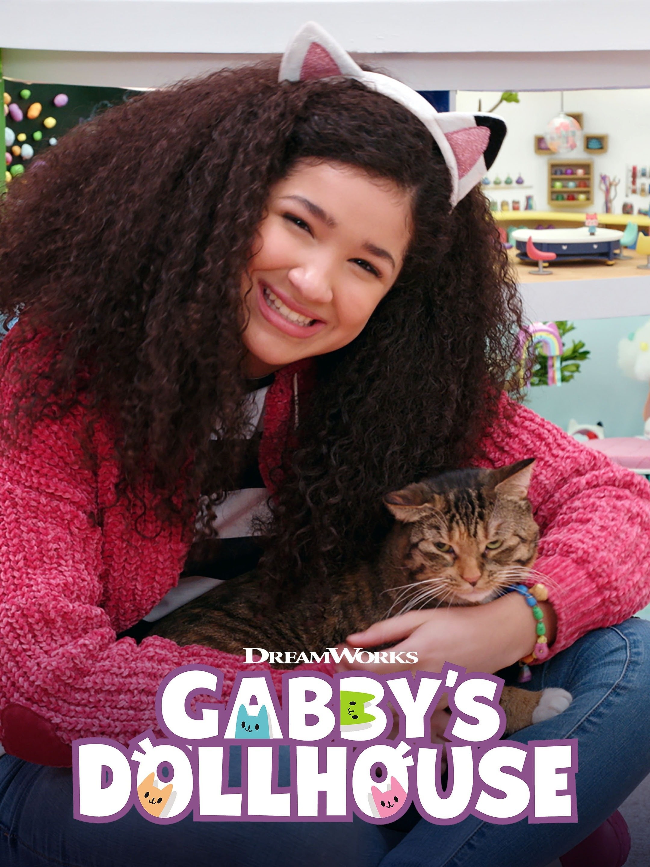 Gabby's Dollhouse Icon Cat' Sticker