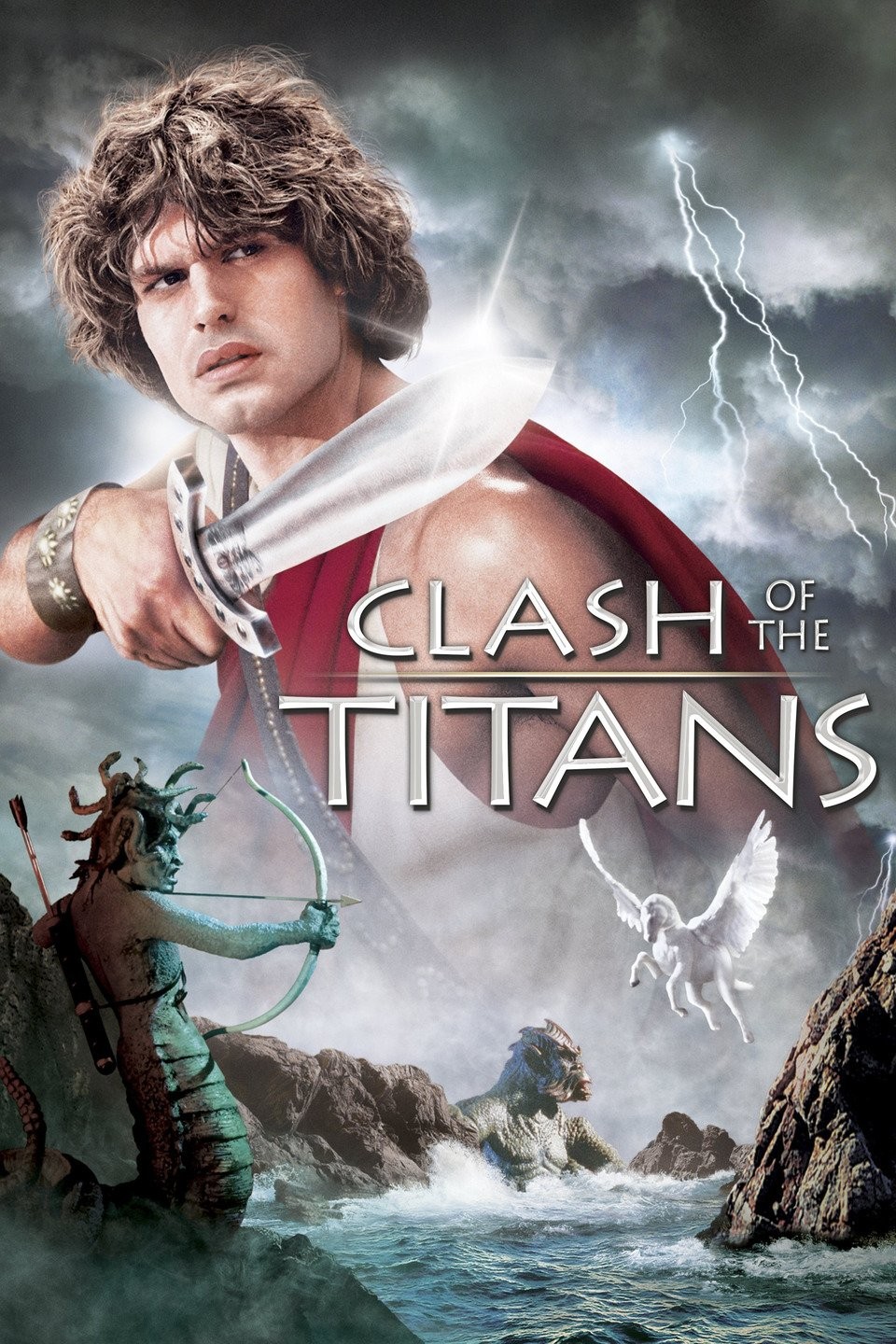 CLASH OF THE TITANS 11x17 Mini Movie Poster VF- 7.5 Harry Hamlin