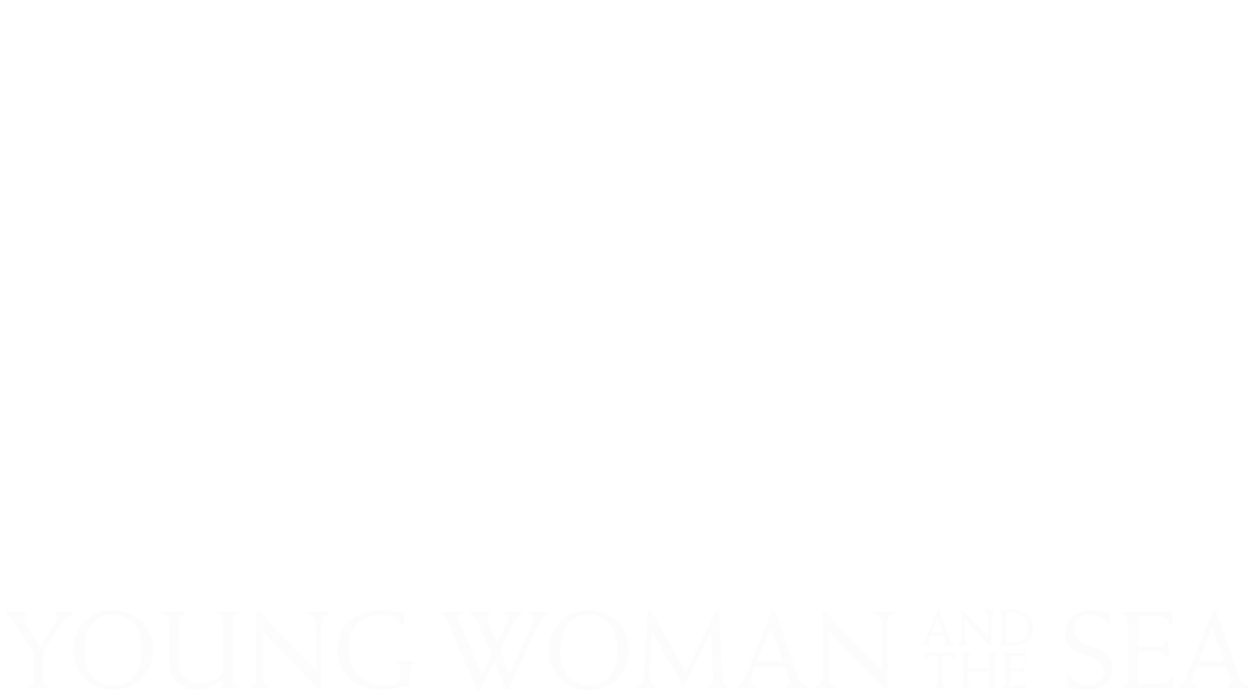 Young Woman and the Sea (2024) Logo