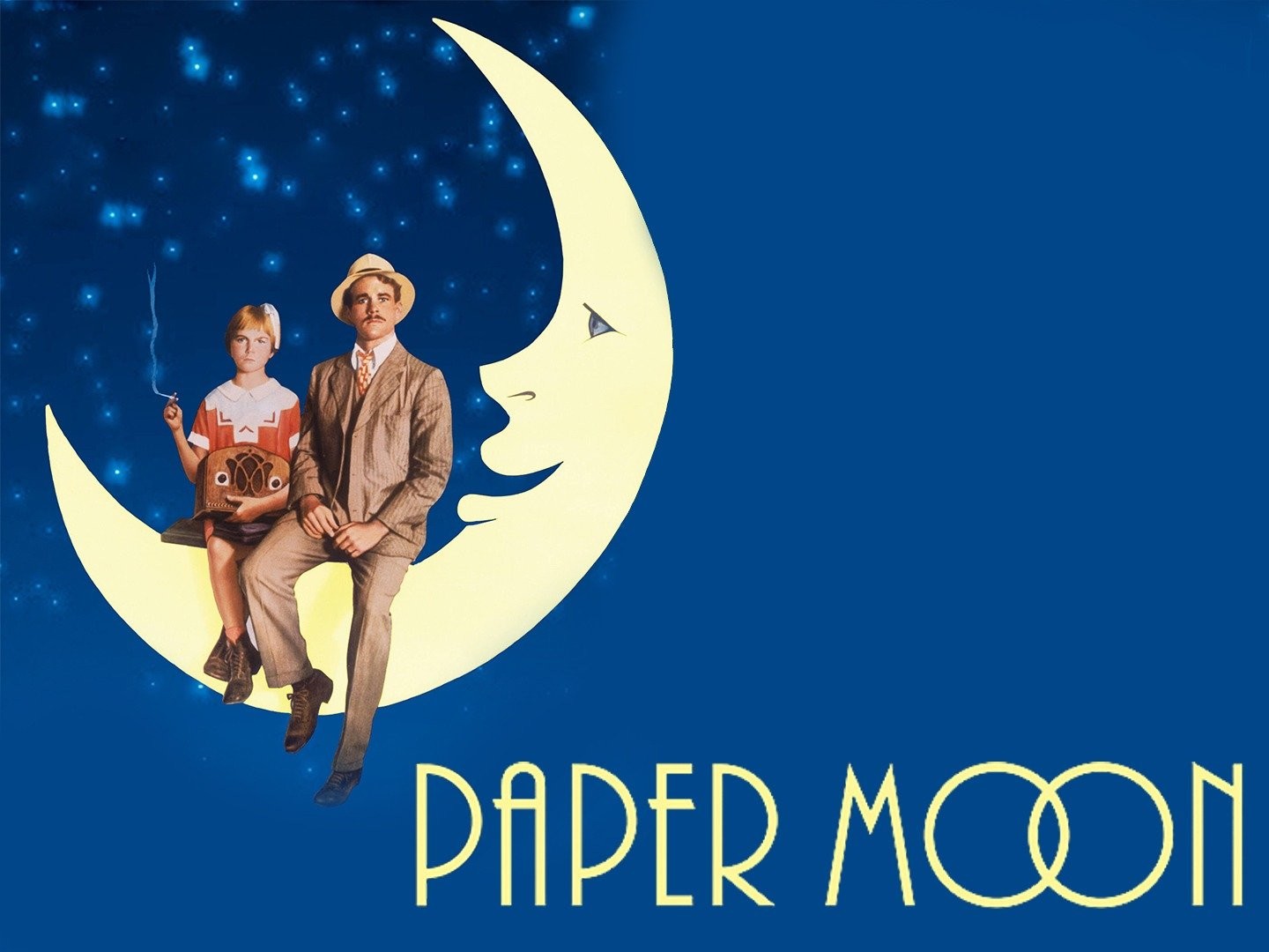 Paper Moon (1973) Car Scene 