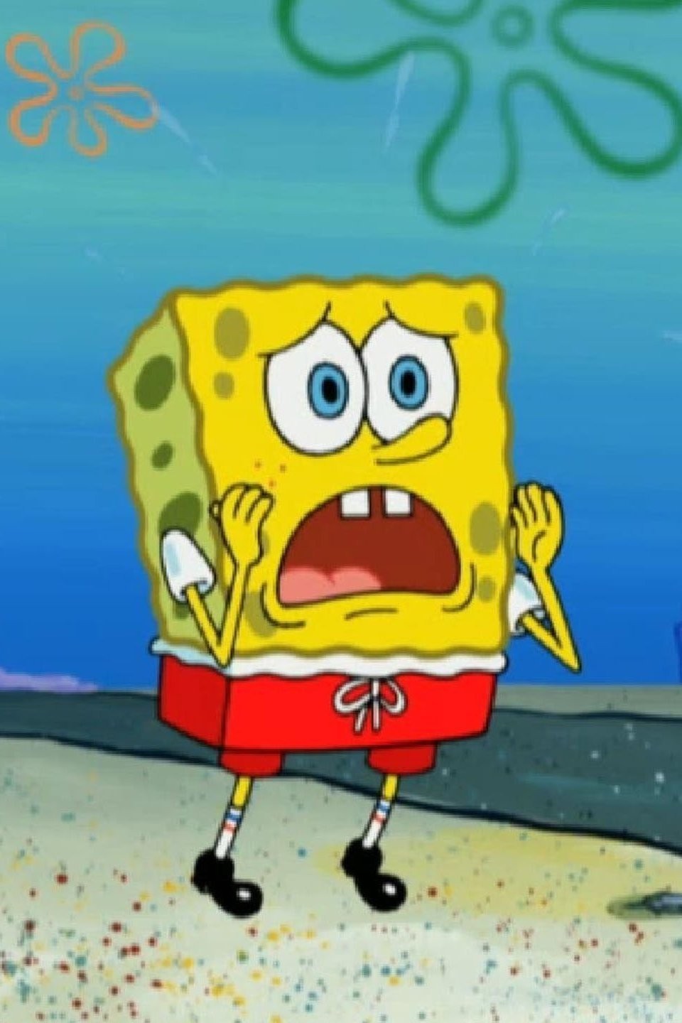 SpongeBob sad, angry, HD phone wallpaper