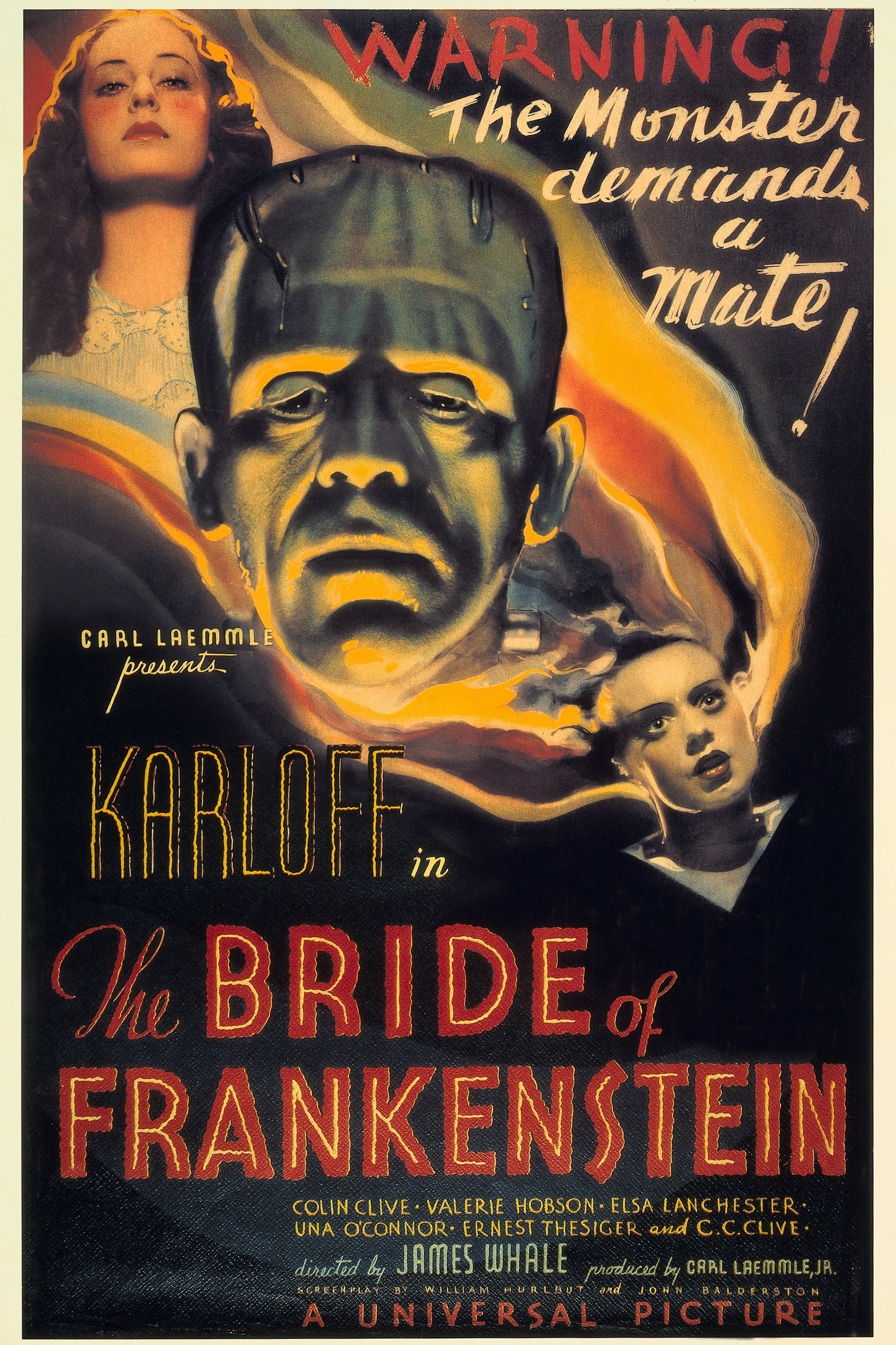 Bride Of Frankenstein Poster Bride Of Frankenstein Poster