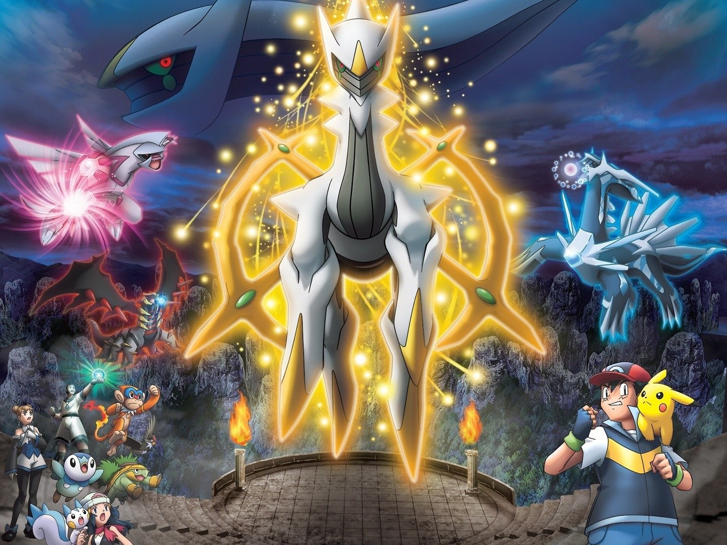 Arceus and the Jewel of Life: Opening Battle! : r/pokemonanime