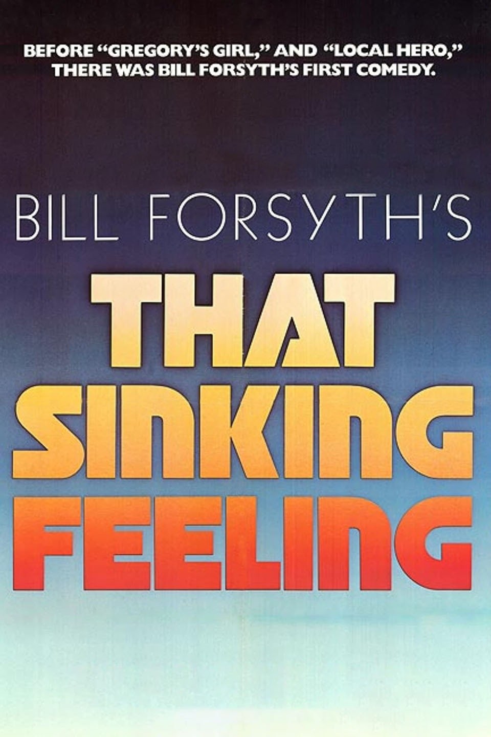 Sinking feeling. Это щемящее чувство that Sinking feeling (1979).