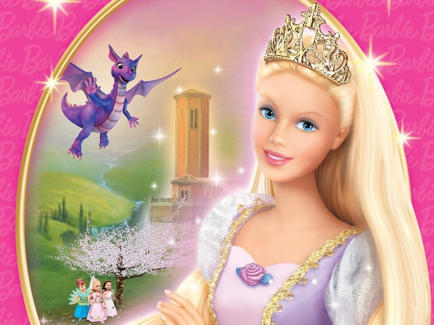 Barbie as online rapunzel