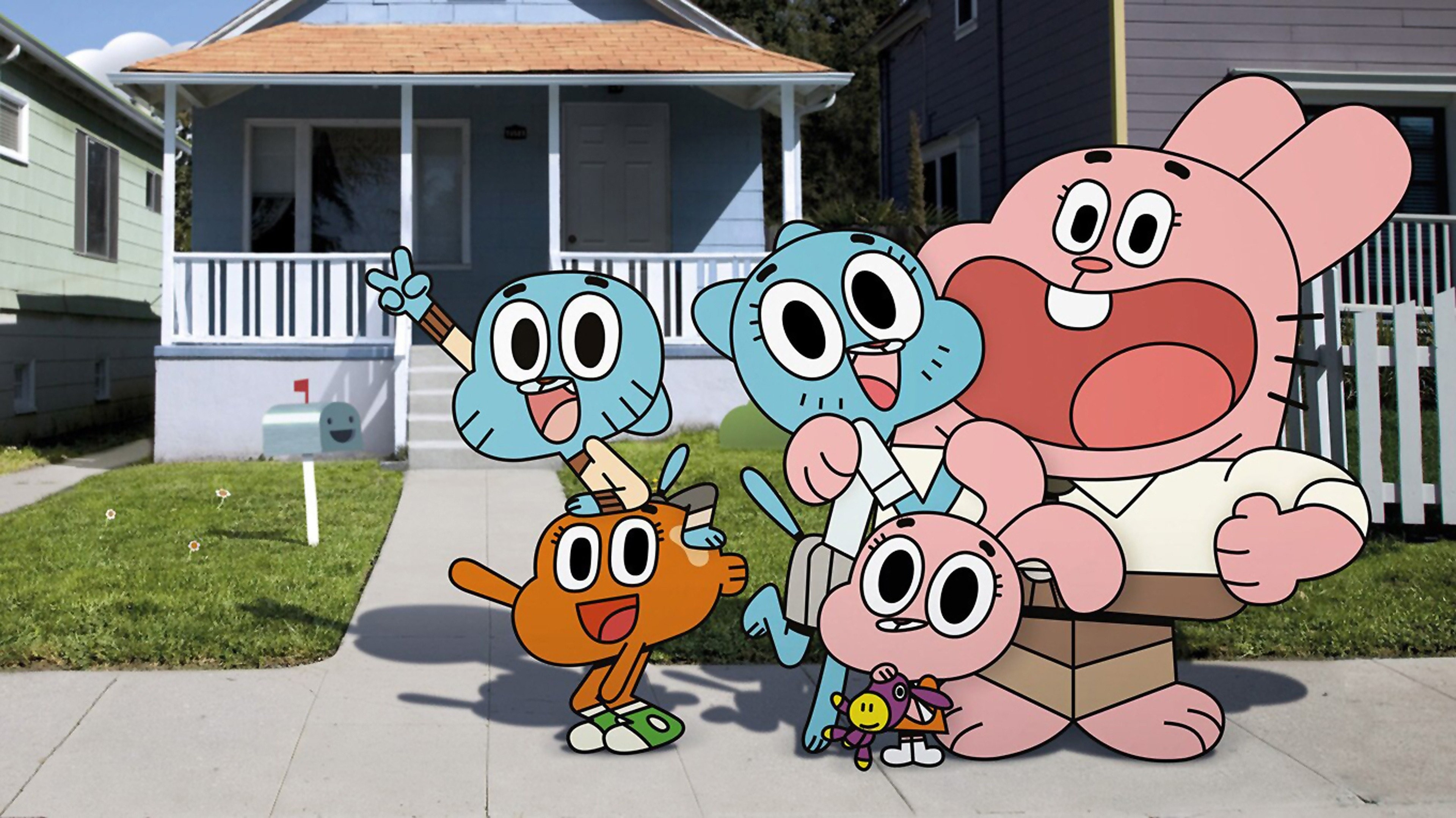 CN The Amazing World Of Gumball Darwin Gumball Portrait Spiral