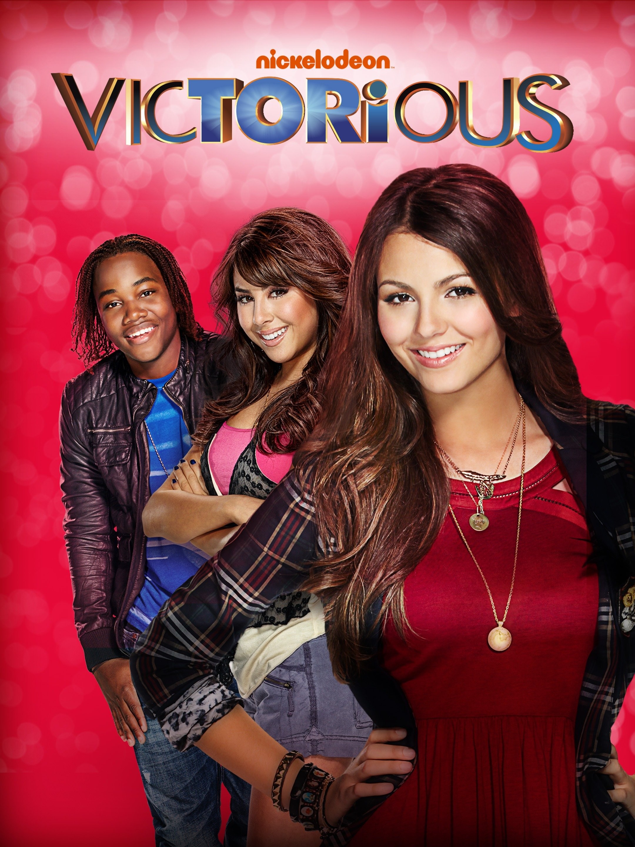 The high-gloss red of Tori Vega (Victoria Justice) in Victorious