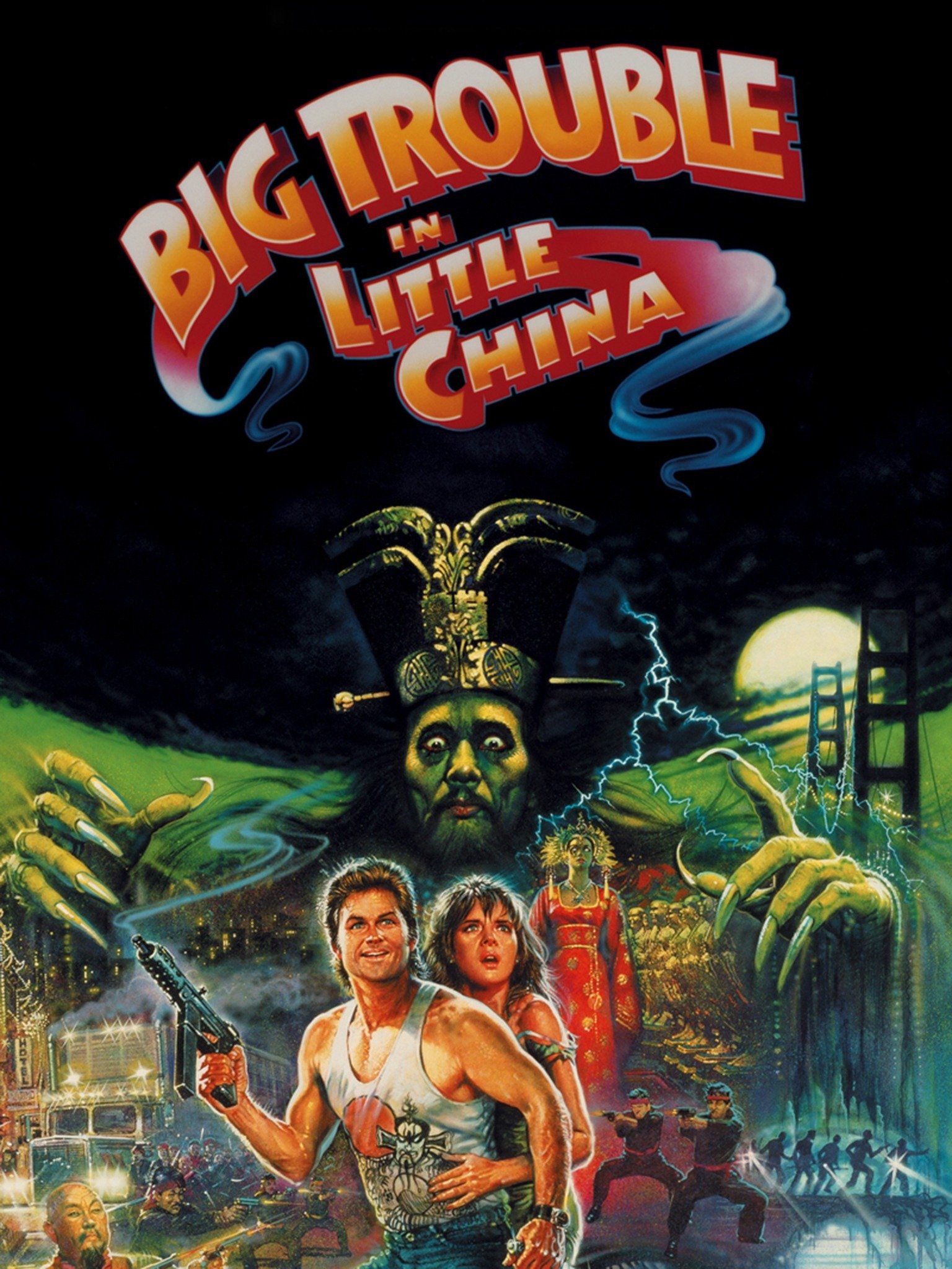 Big Trouble in Little China (1/5) Movie CLIP - The Three Storms (1986) HD  on Make a GIF