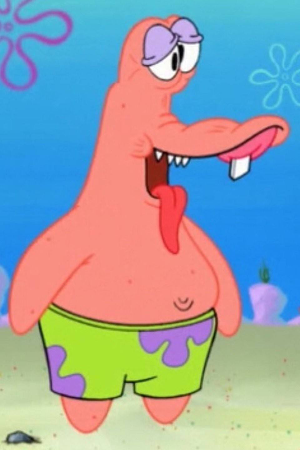 spongebob squarepants face freeze squidward