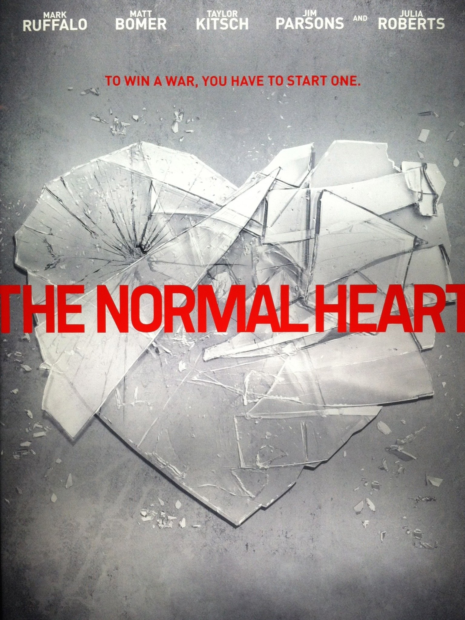 the normal heart hbo poster