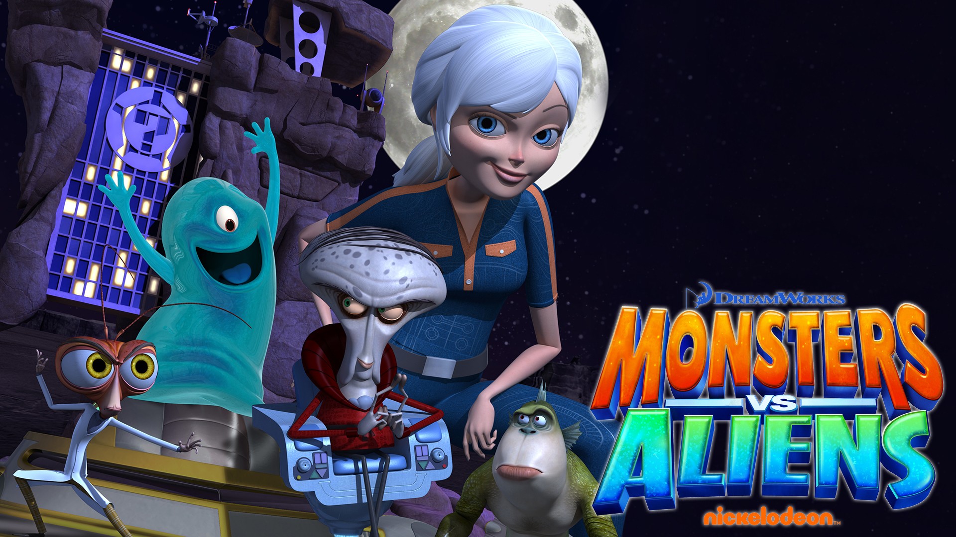 And now Nickelodeon And dreamworks monsters vs aliens 