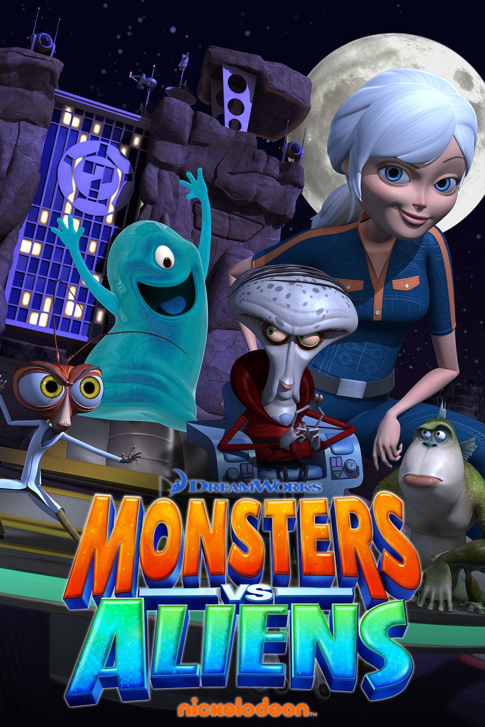 And now Nickelodeon And dreamworks monsters vs aliens 